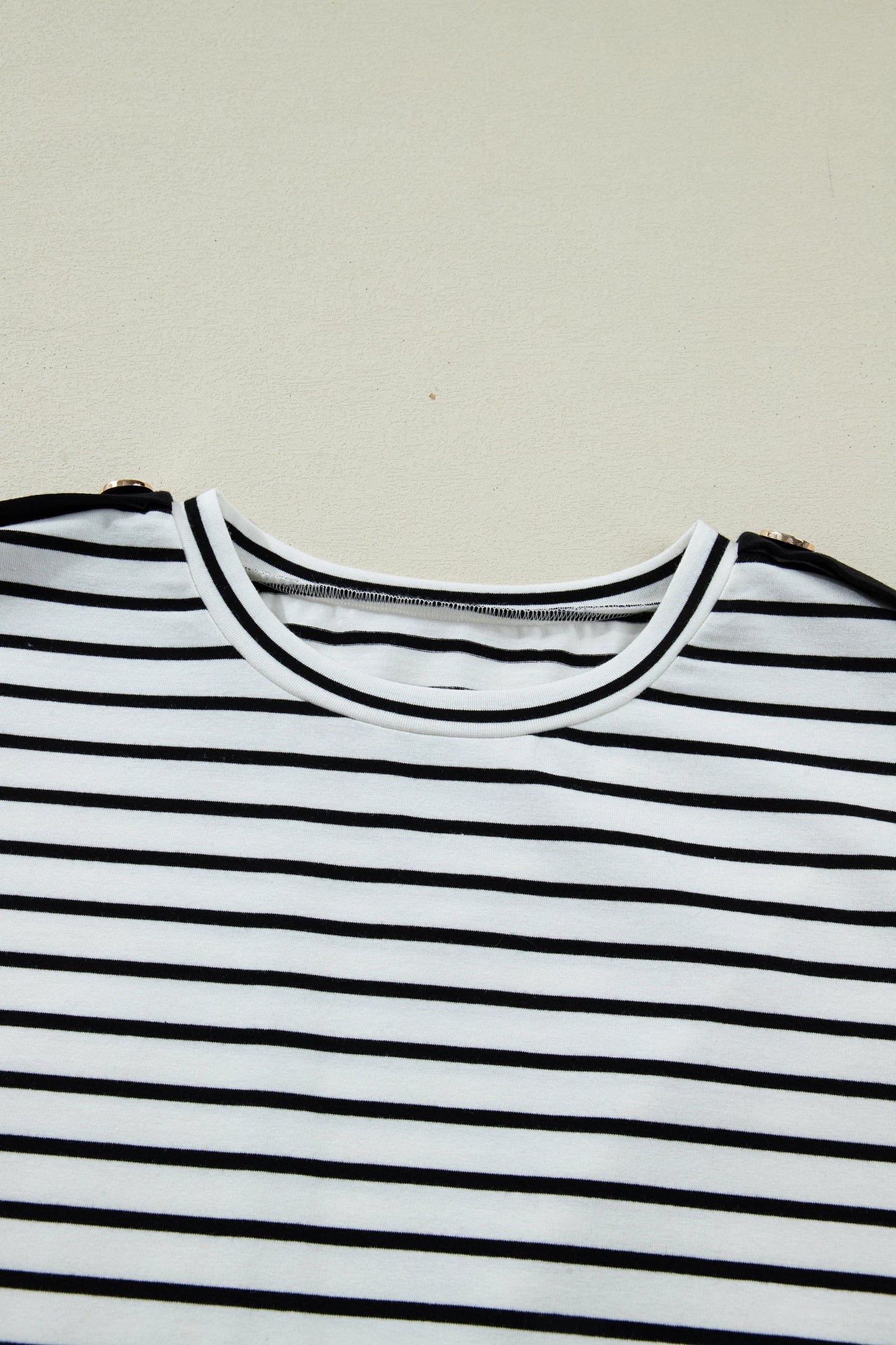 Coastal Stripe Button-Cuff Top | S-XL