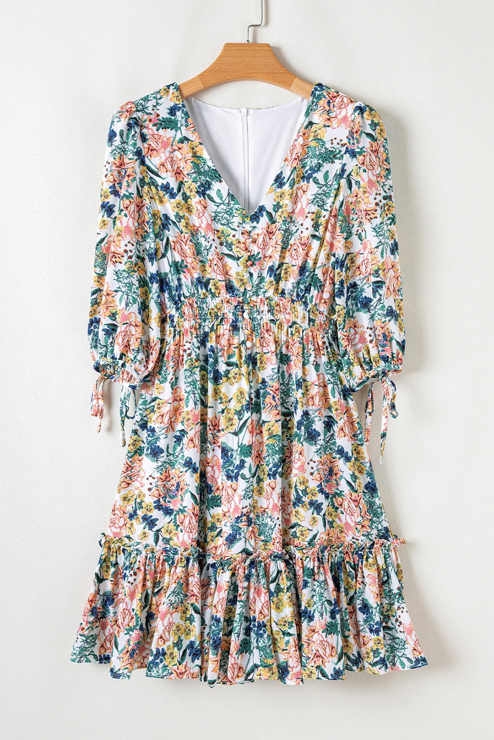 3/4 Sleeve Rosewood Romance Dress | S-XL