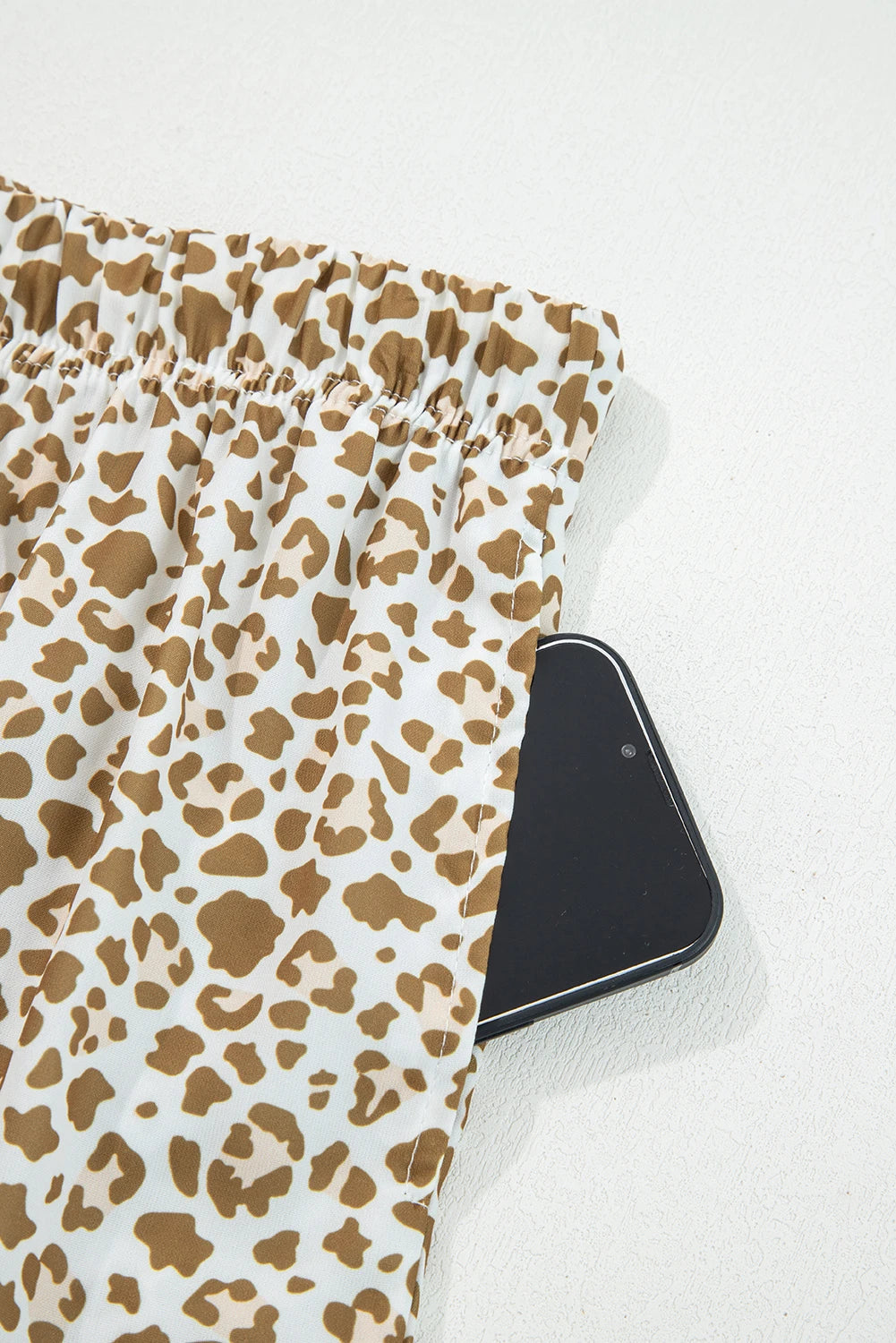 Trendy Leopard Elastic Waistband Loose Pants | S-XL