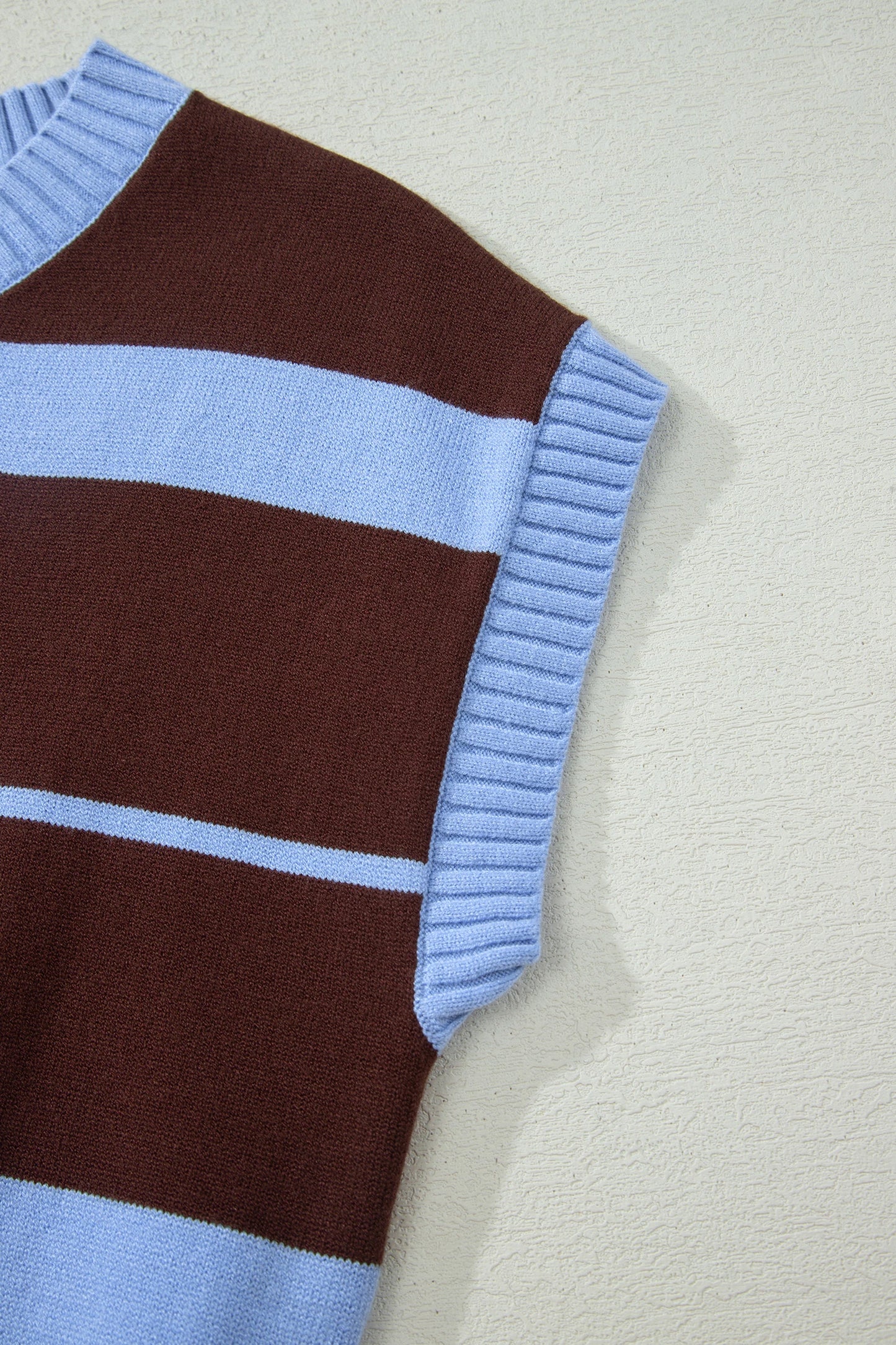 Classic Striped Short Sleeve Knit Top | S-XL