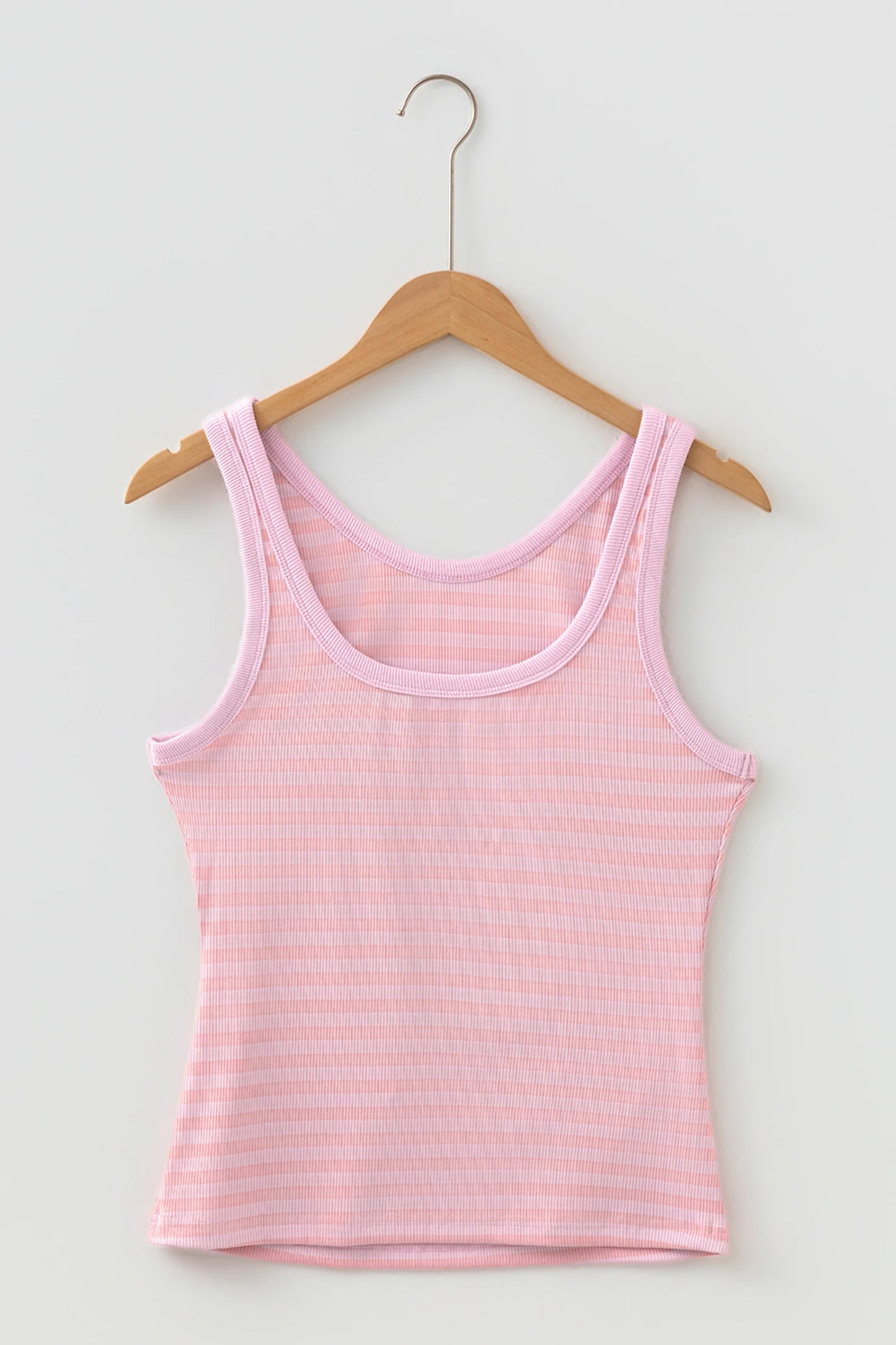 Slim Fit Ribbed Knit Sleeveless Top | S-XL