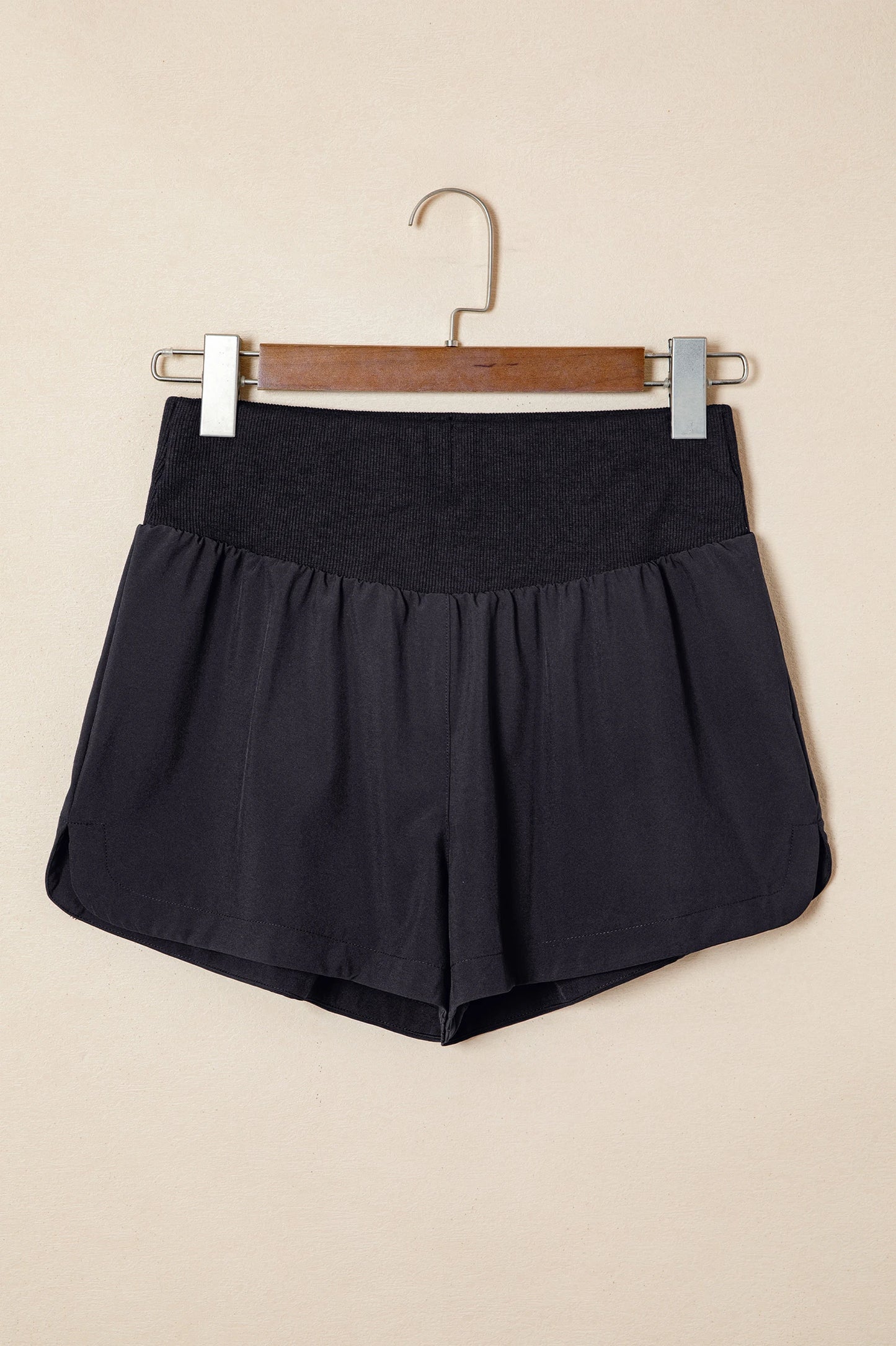 Ribbed High Waist Athletic Shorts | S-XL