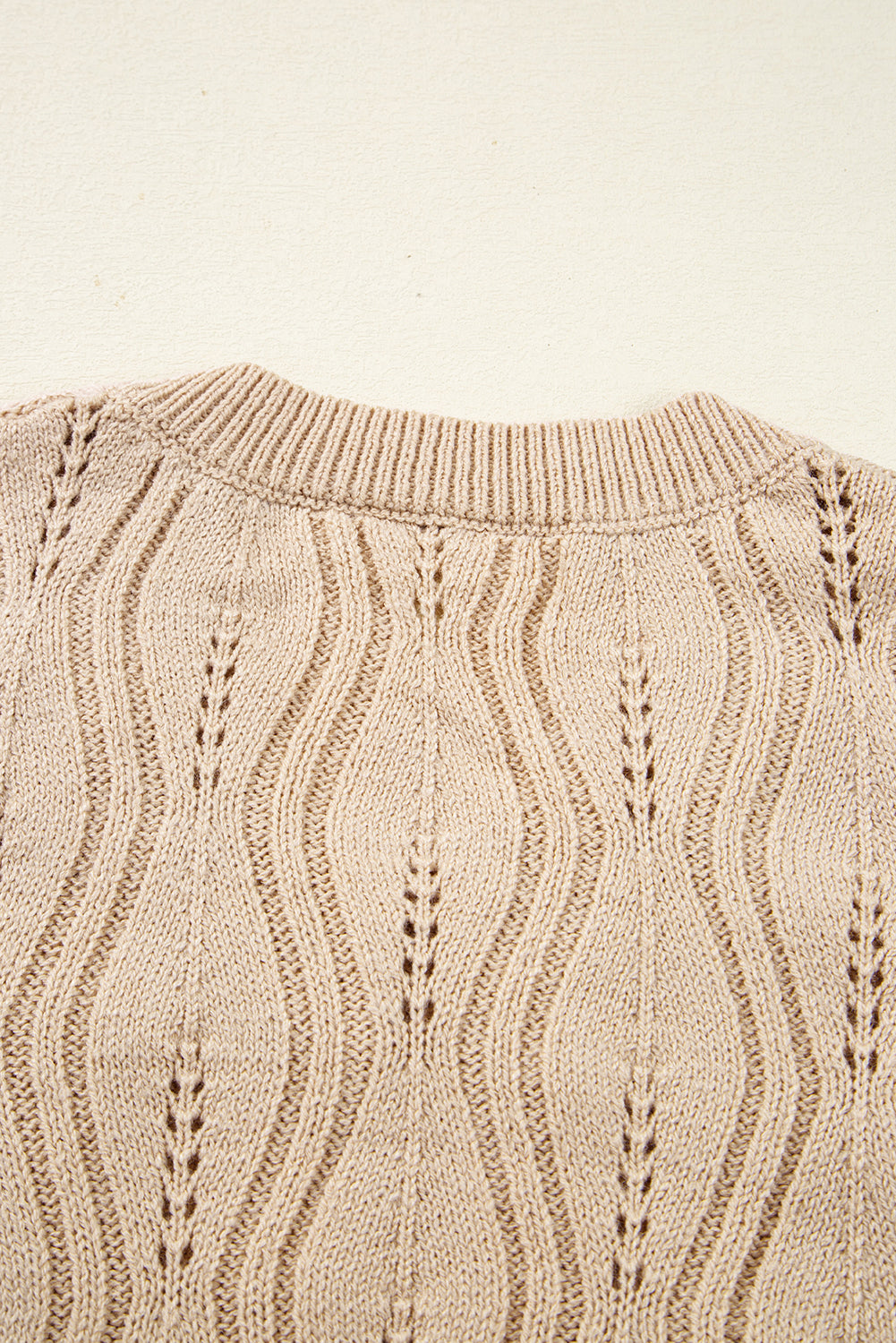 Pearl Lace Patchwork Sweater | S-XL
