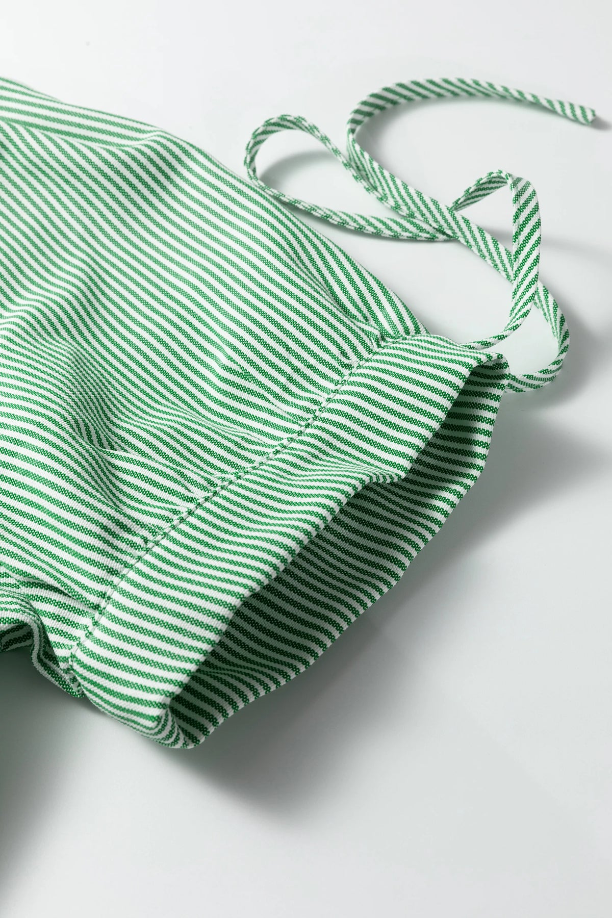 Striped Collared Split Neck Blouse | S-XL