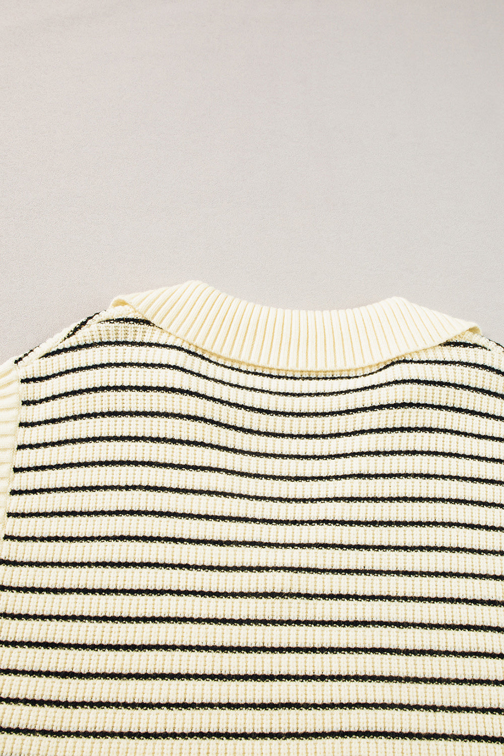 Stripe V-Neck Sweater Vest