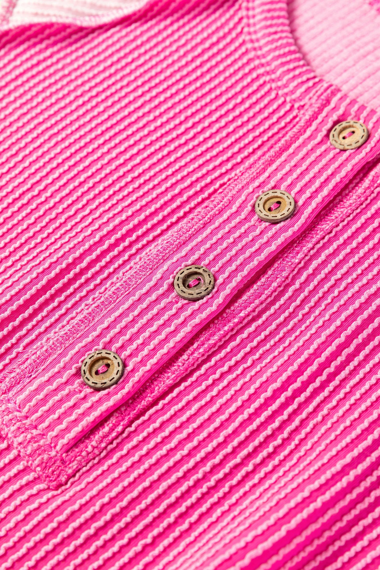 Twisted Texture Colorblock Henley