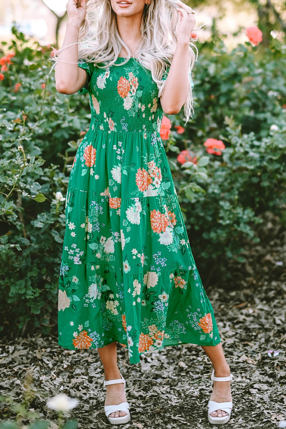 Blossom & Bloom Tiered Dress | S-XL