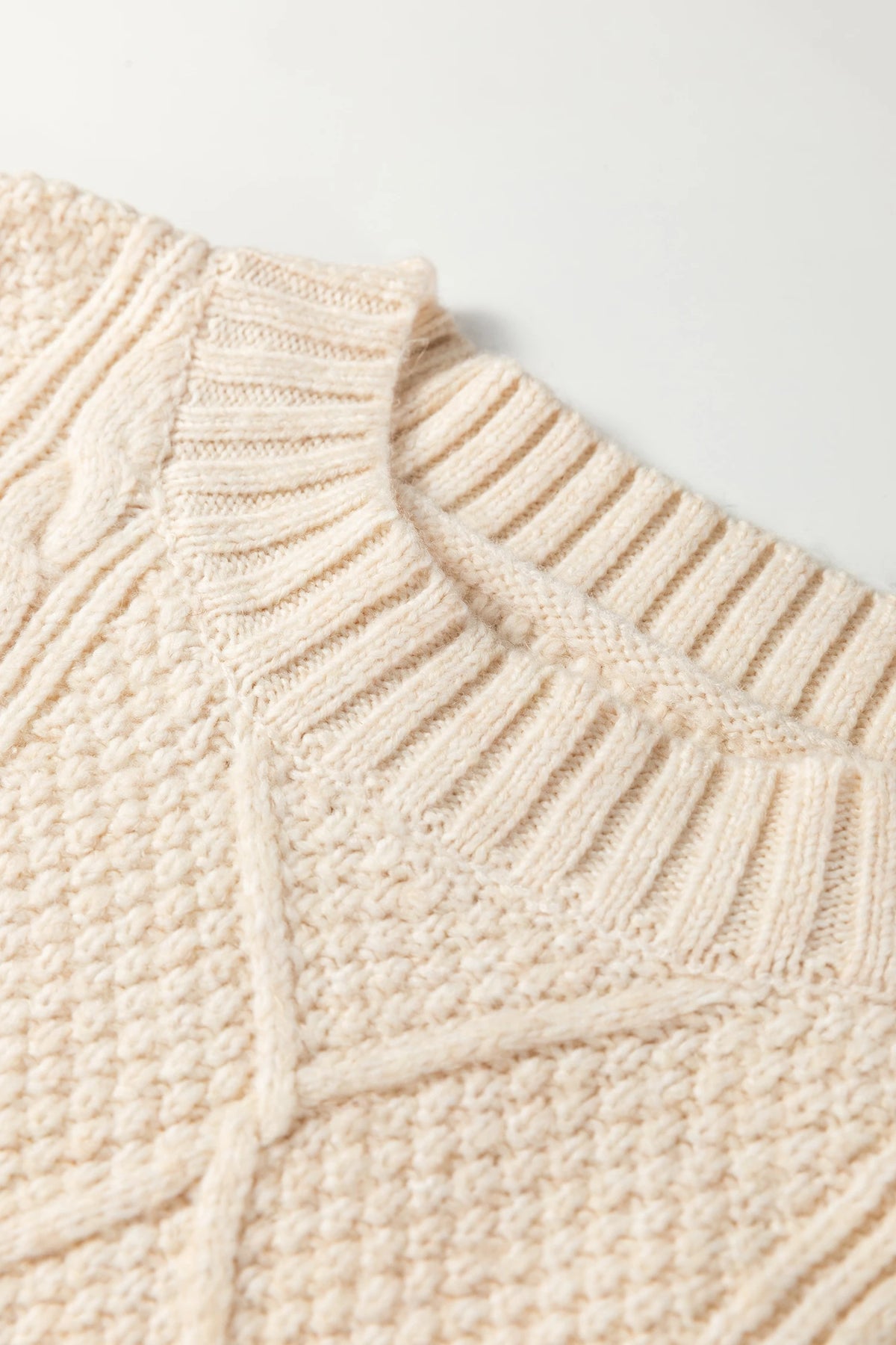 Cozy Cable Knit Sweater Dress | S-XL