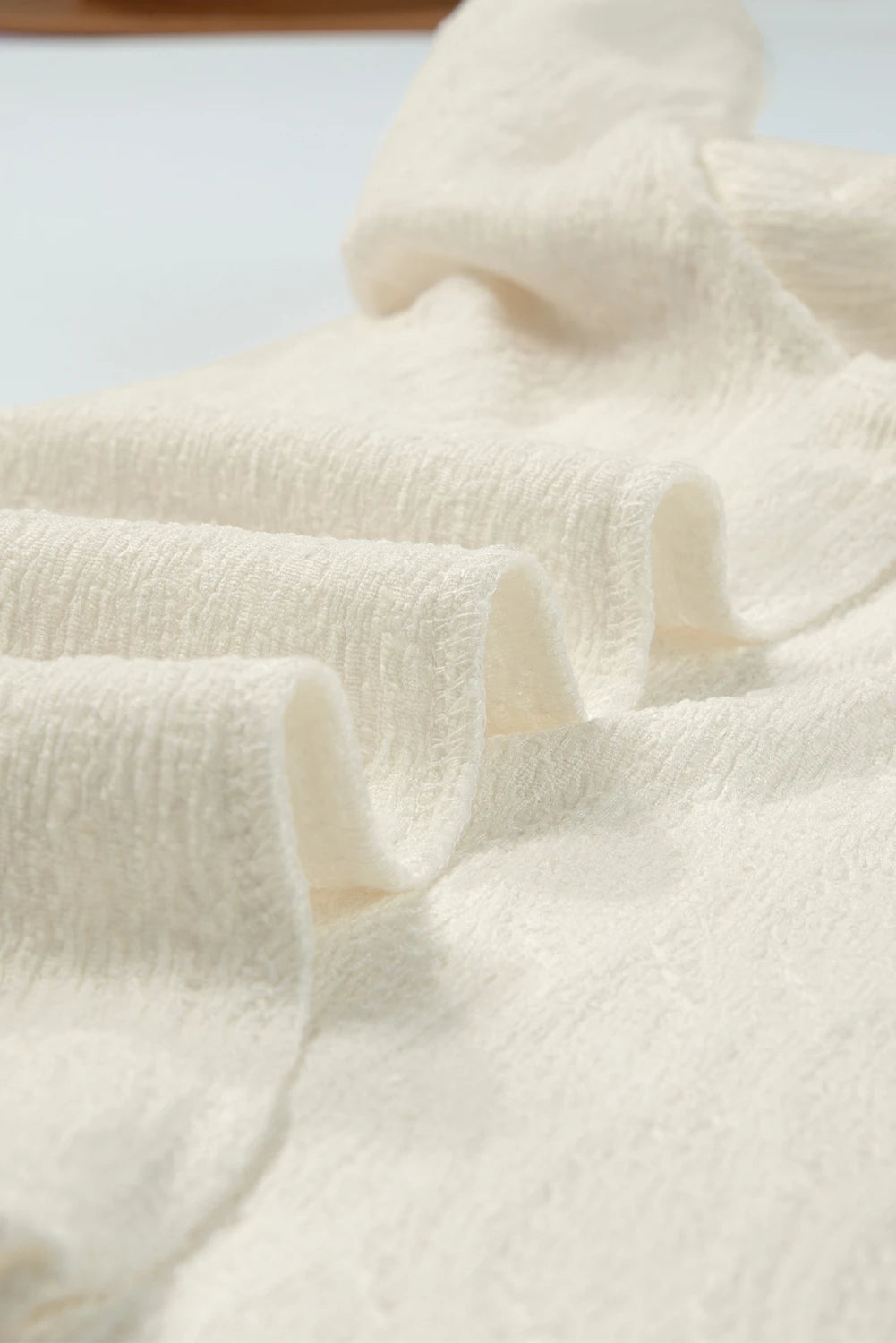 Spring Whisper Textured Puff Sleeve Blouse | S-2XL