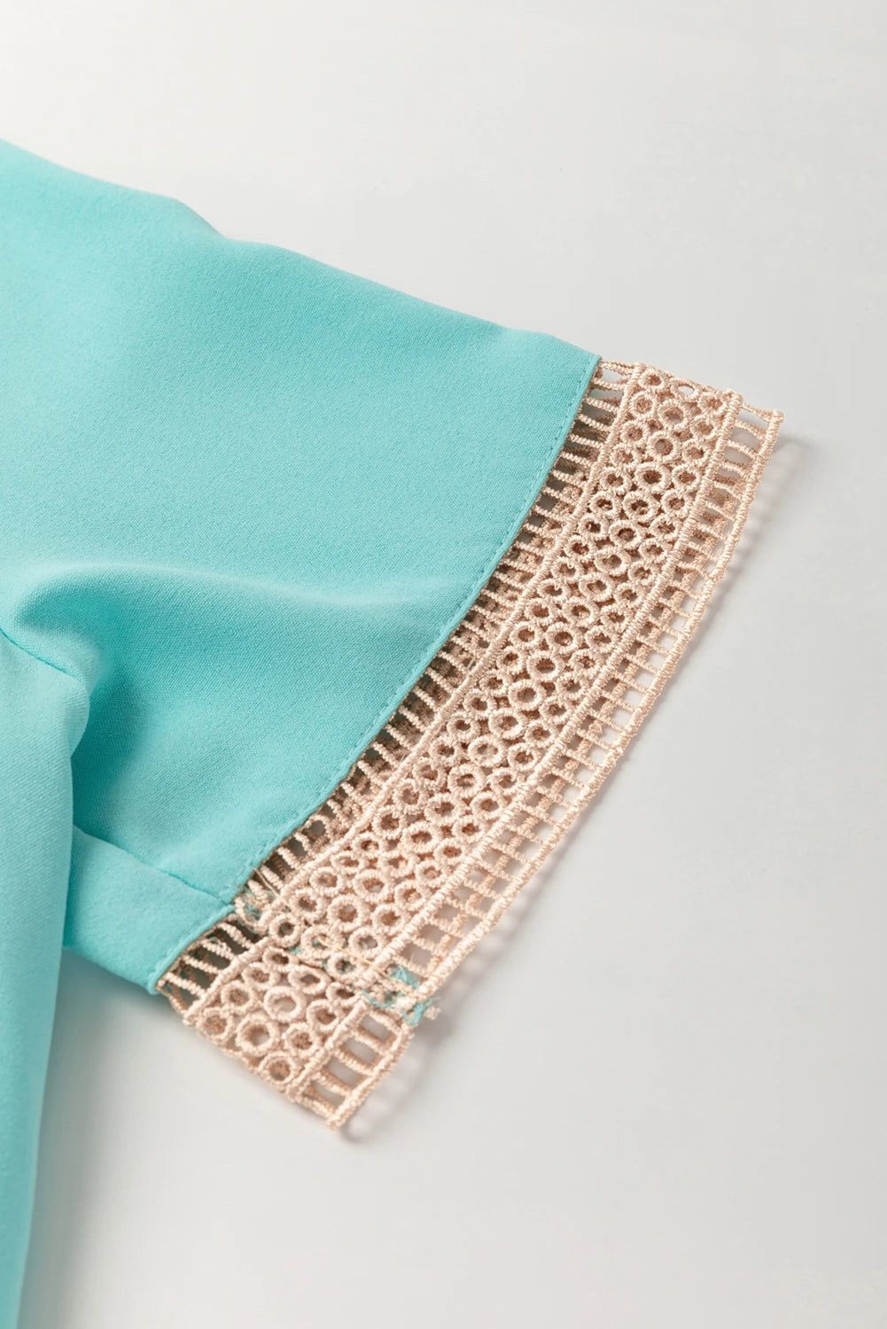Delicate Lace Trim V-Neck Blouse | S-XL