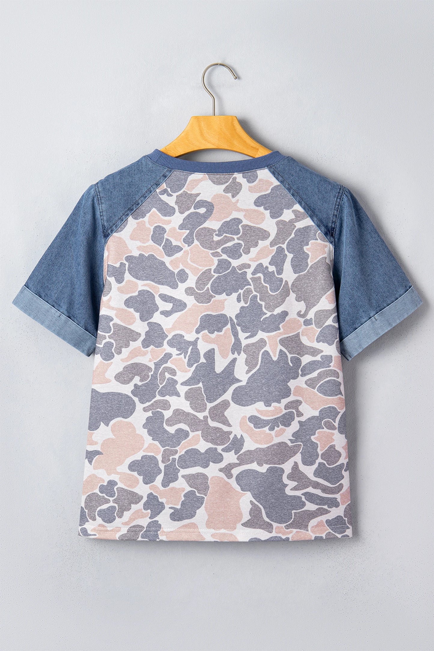Denim Block Camo Tee | S-XL