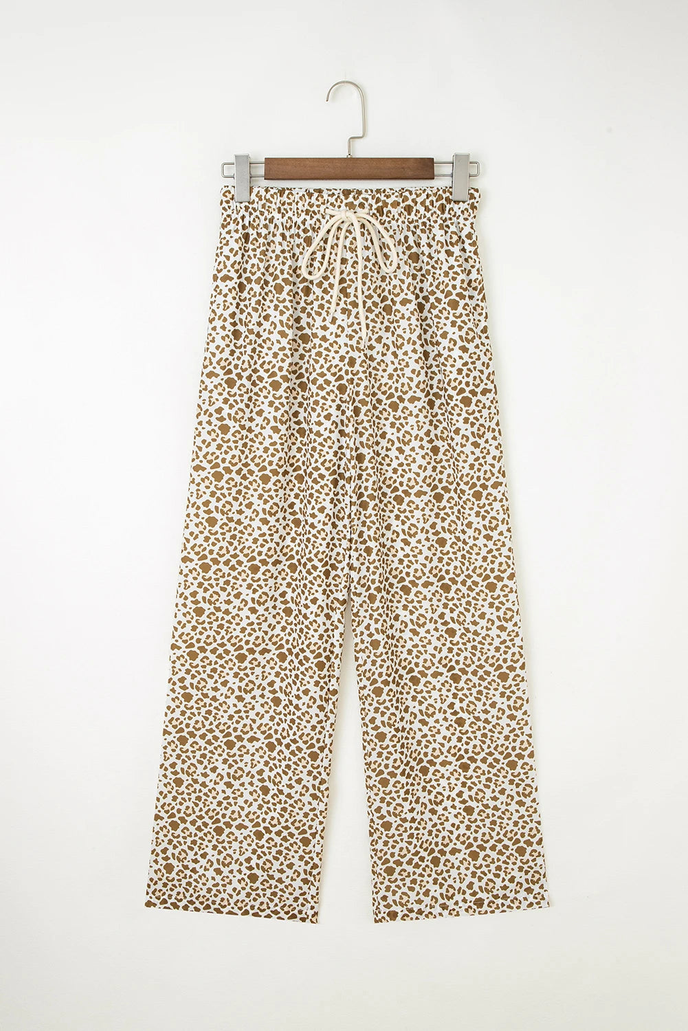 Trendy Leopard Elastic Waistband Loose Pants | S-XL