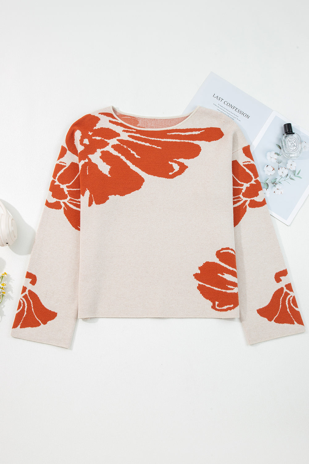 Flower Relaxed Fit Dream Sweater | S-XL