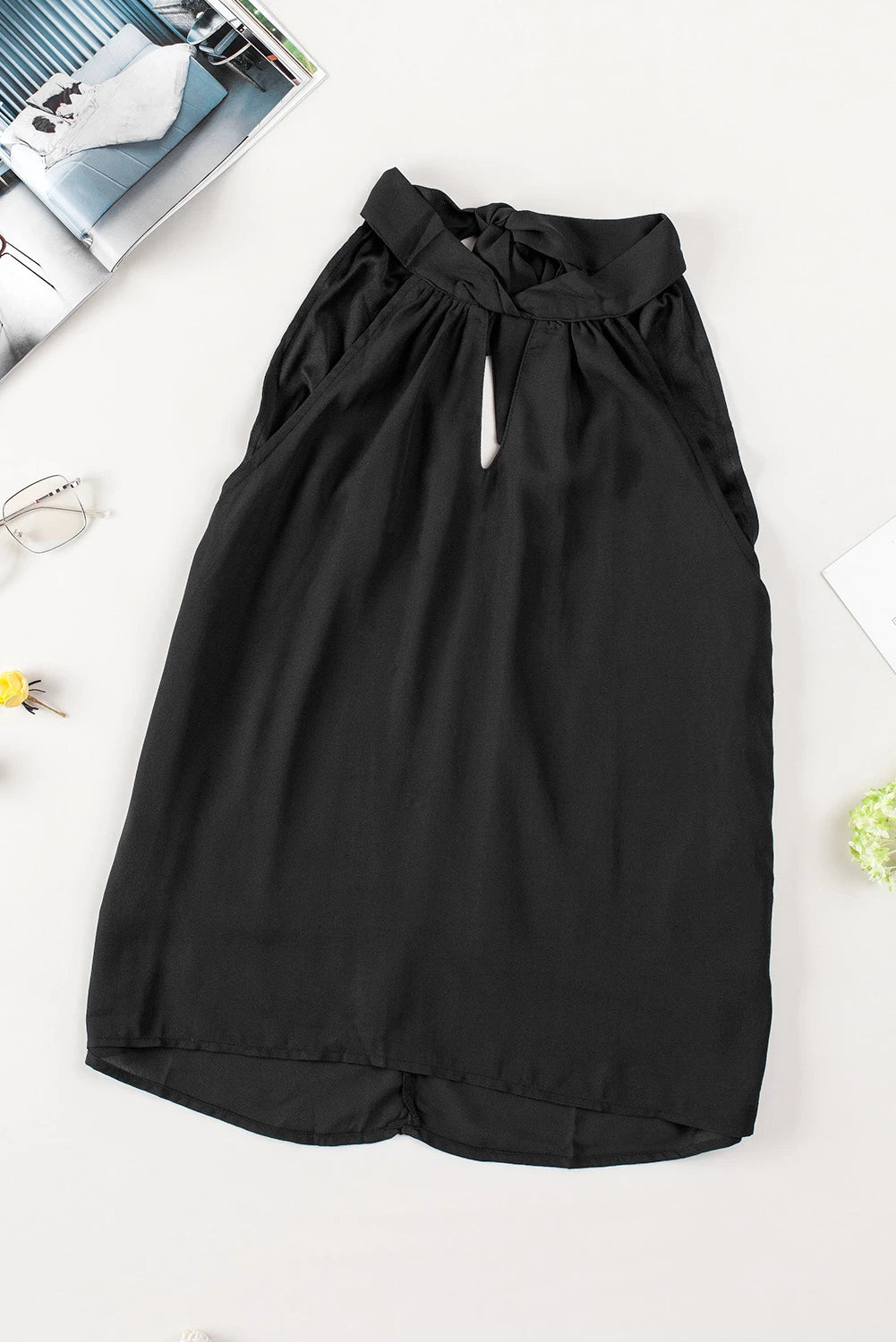 Keyhole Halter Neck Tank | S-XL