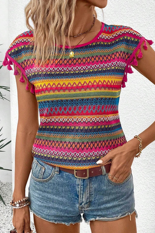 Tassel Threads Top | S-XL