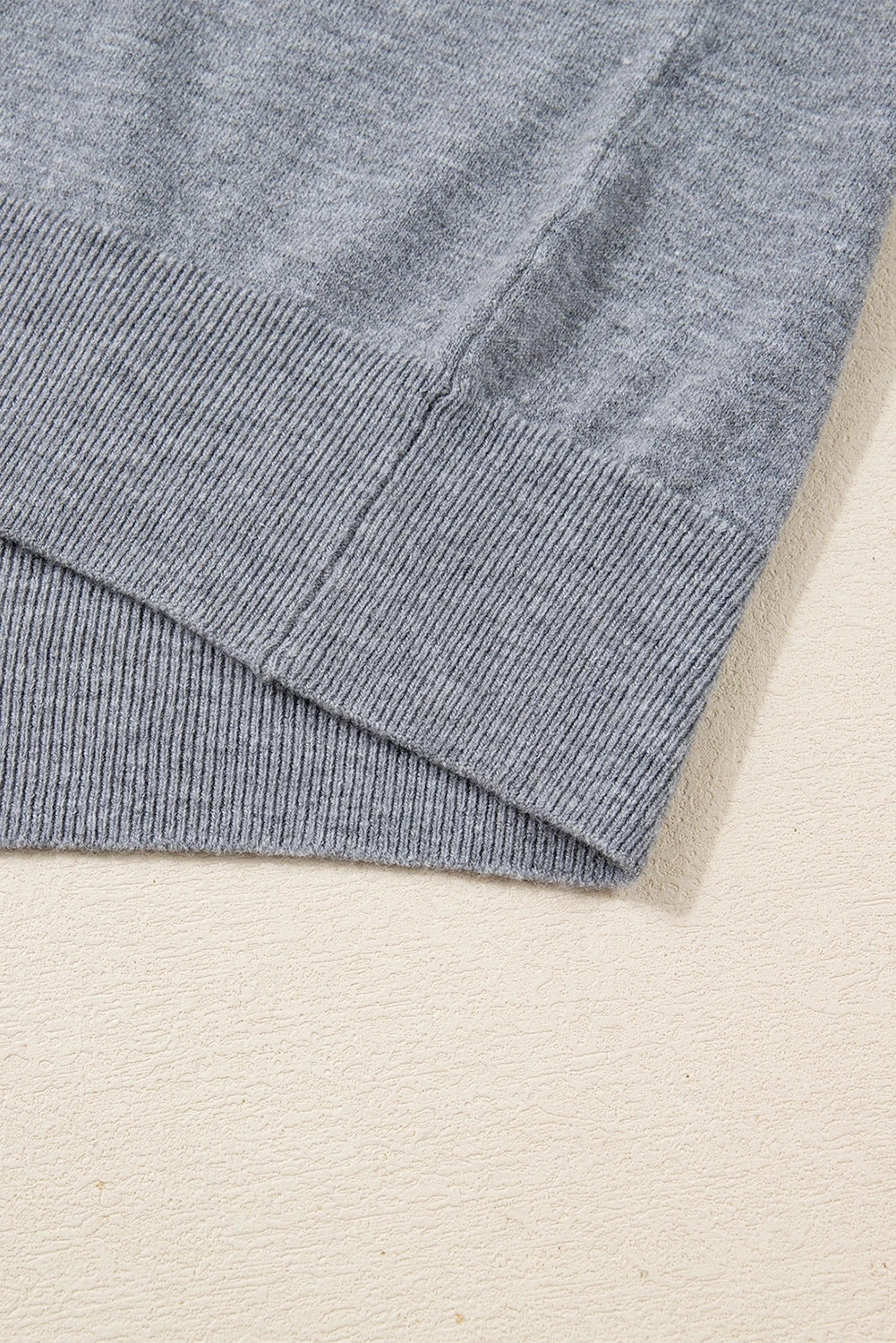 Contrast Striped Trim V Neck Varsity Light Sweater | S-XL