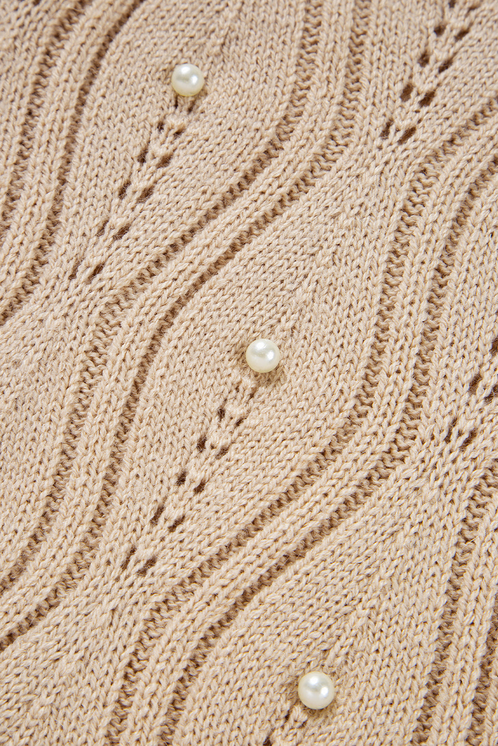 Pearl Lace Patchwork Sweater | S-XL
