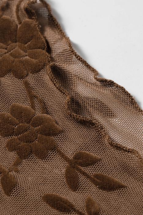 Fleur Elegance Mesh Sheath Top | S-XL