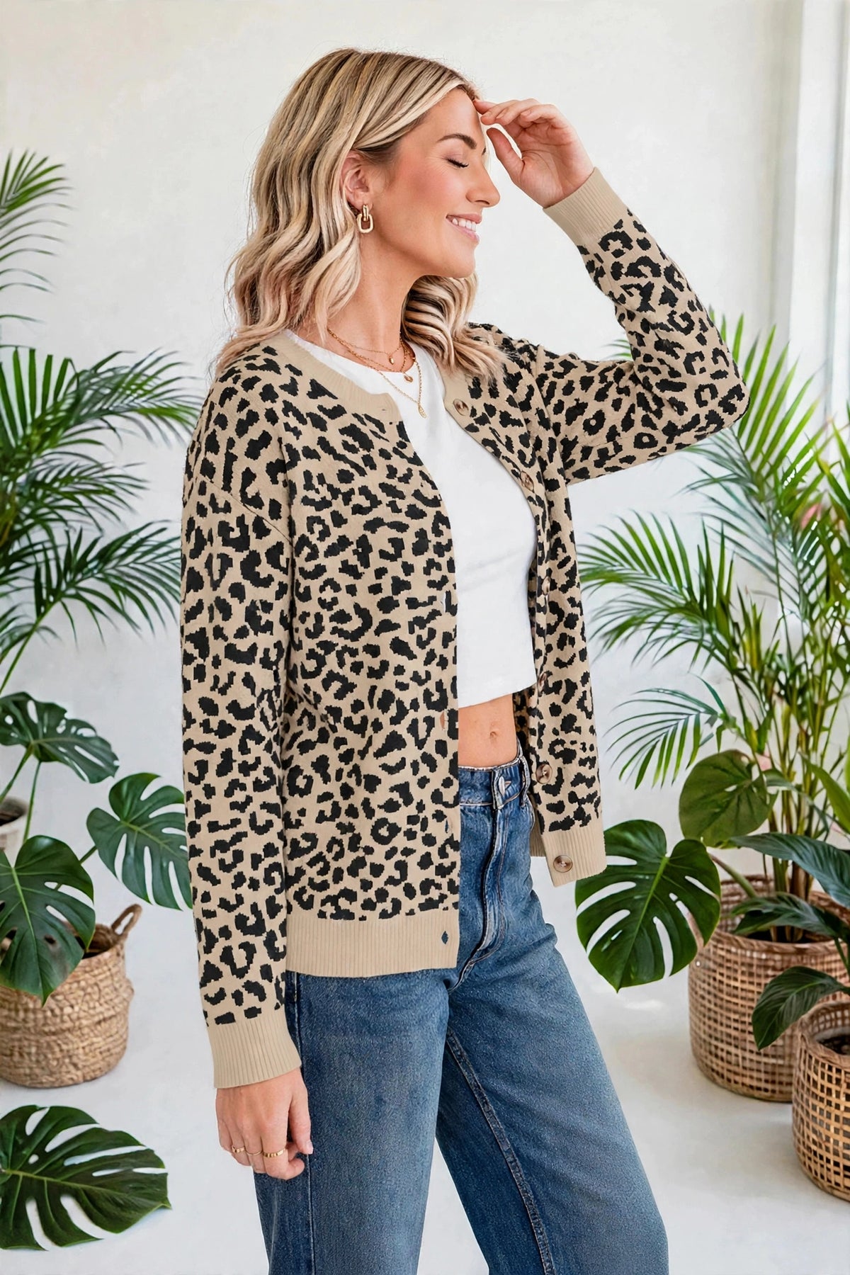 Savanna Chunky Knitted Drop Shoulder Cardigan | S-XL