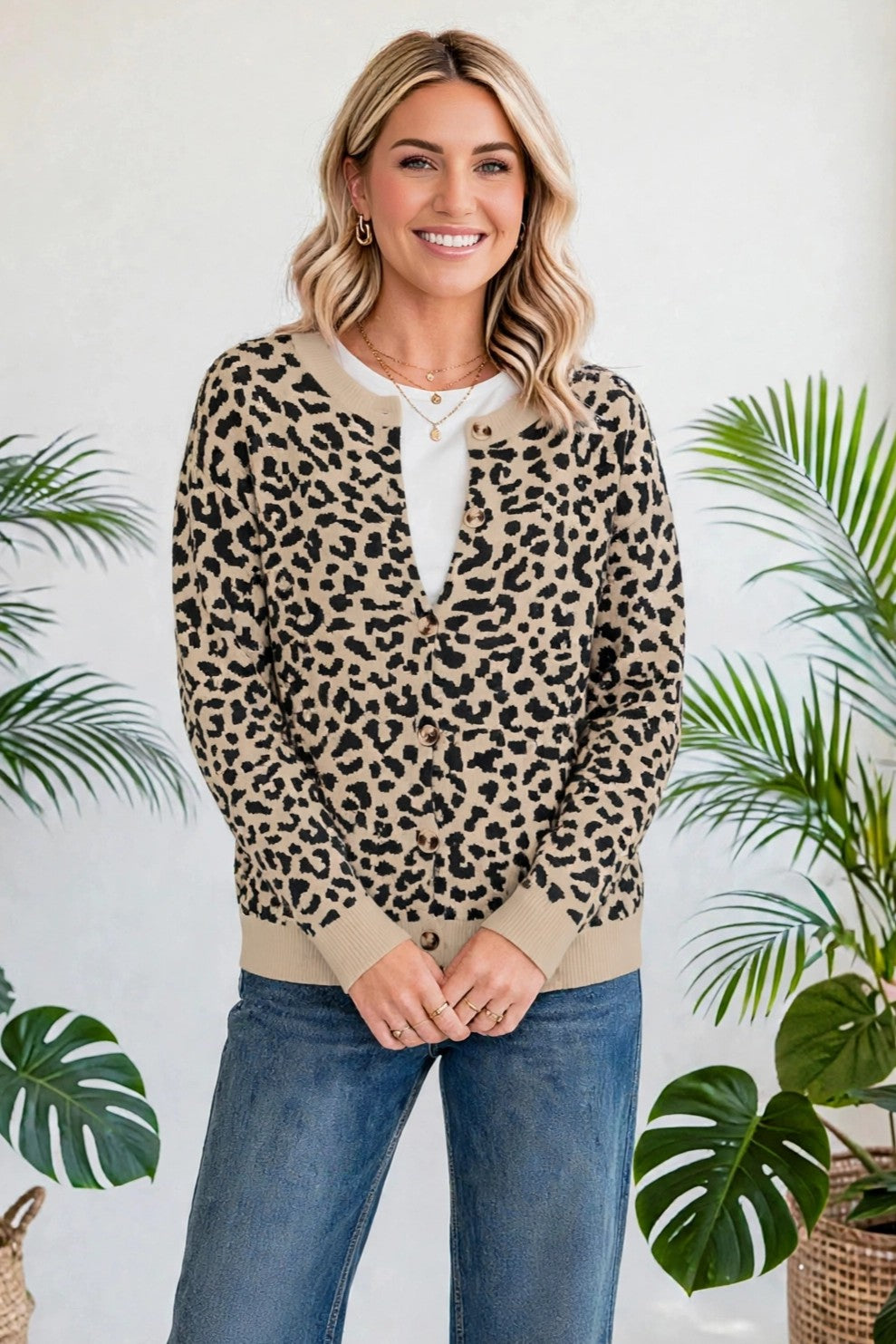 Savanna Chunky Knitted Drop Shoulder Cardigan | S-XL