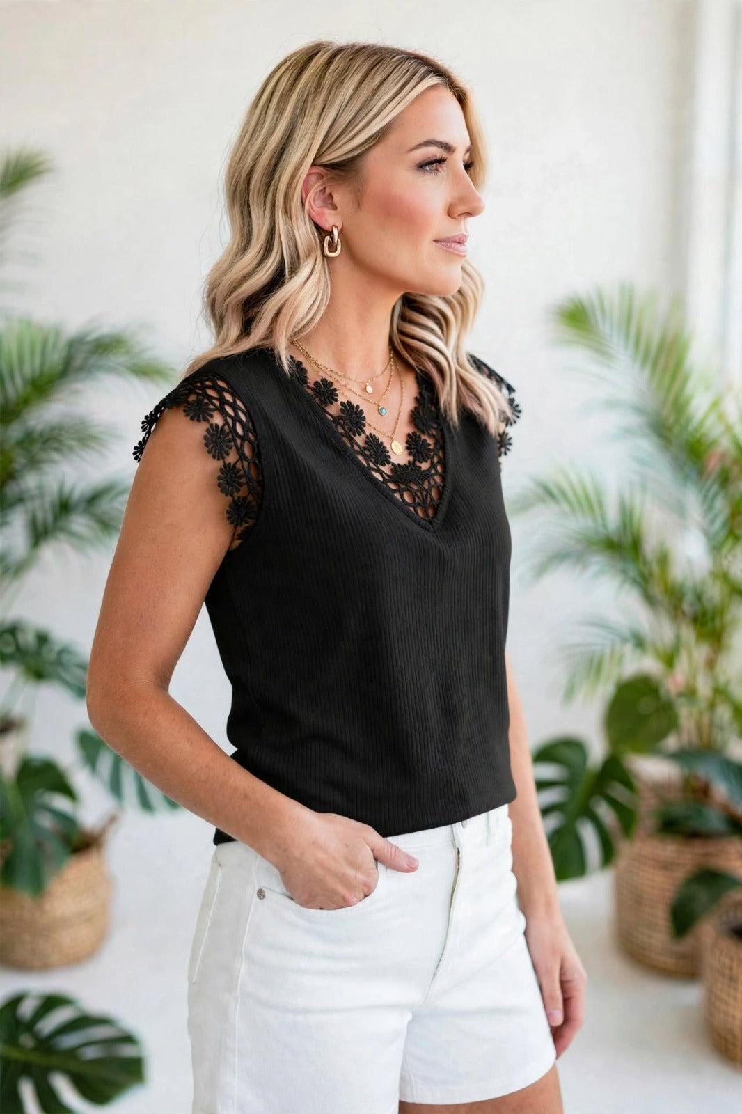 Crochet Ribbed Top