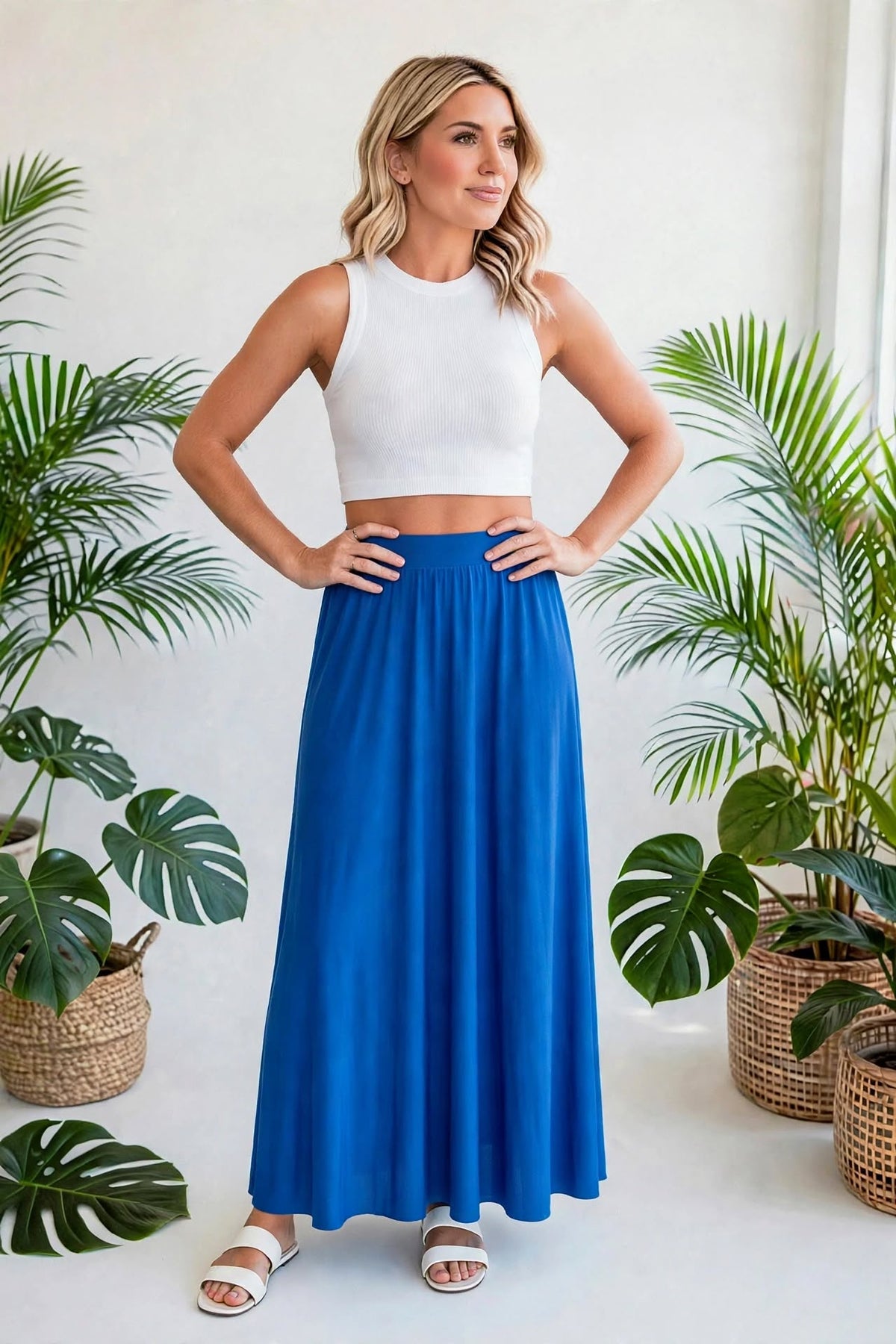 Stretchy Soft Maxi Skirt | 3 Colors