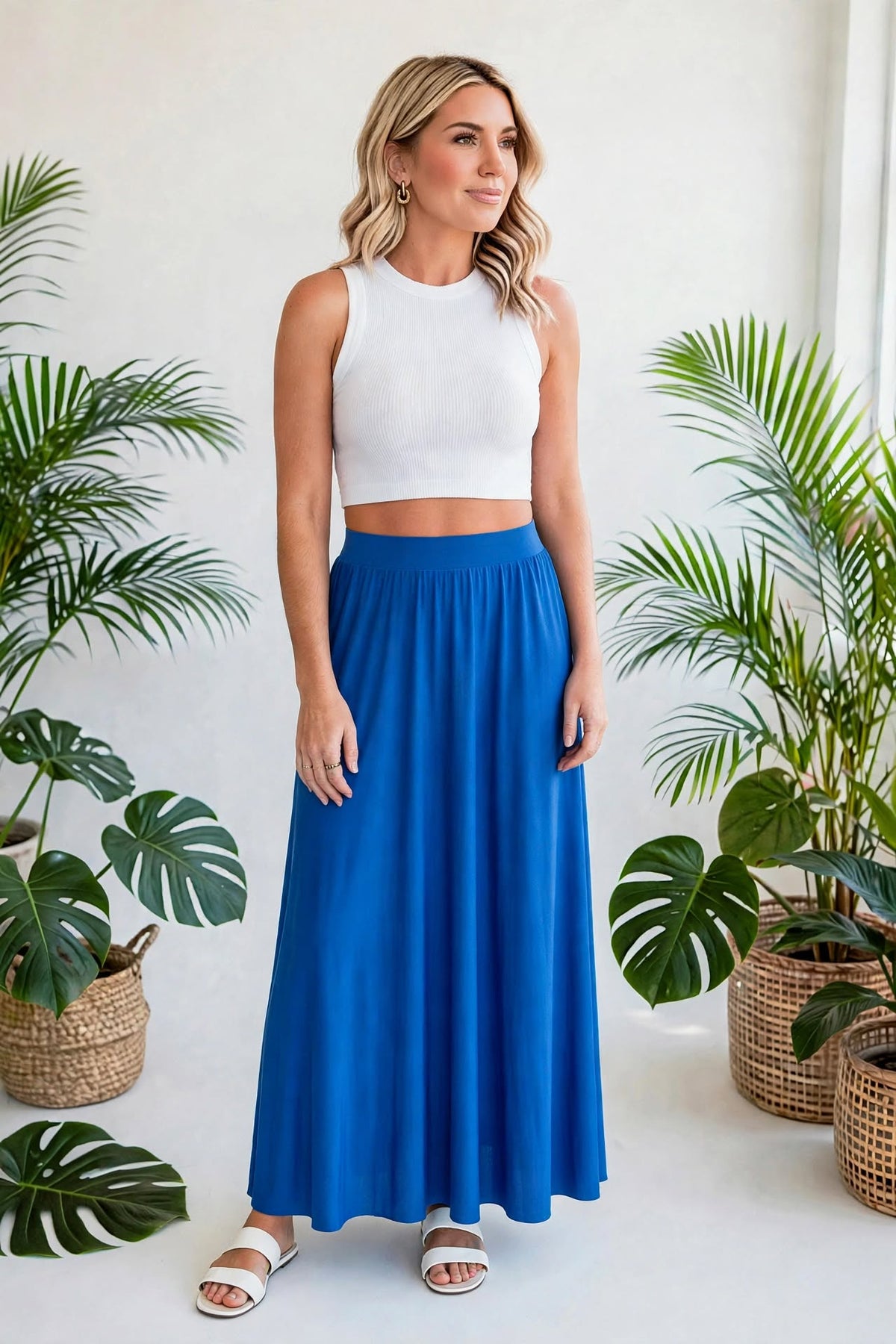 Stretchy Soft Maxi Skirt | 3 Colors