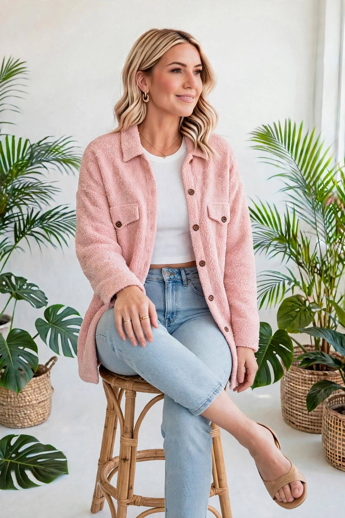 Cozy Button Down Shacket