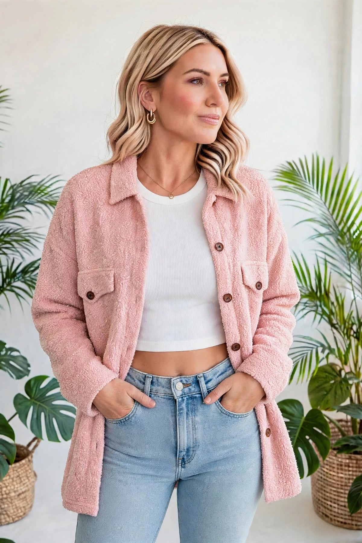Cozy Button Down Shacket
