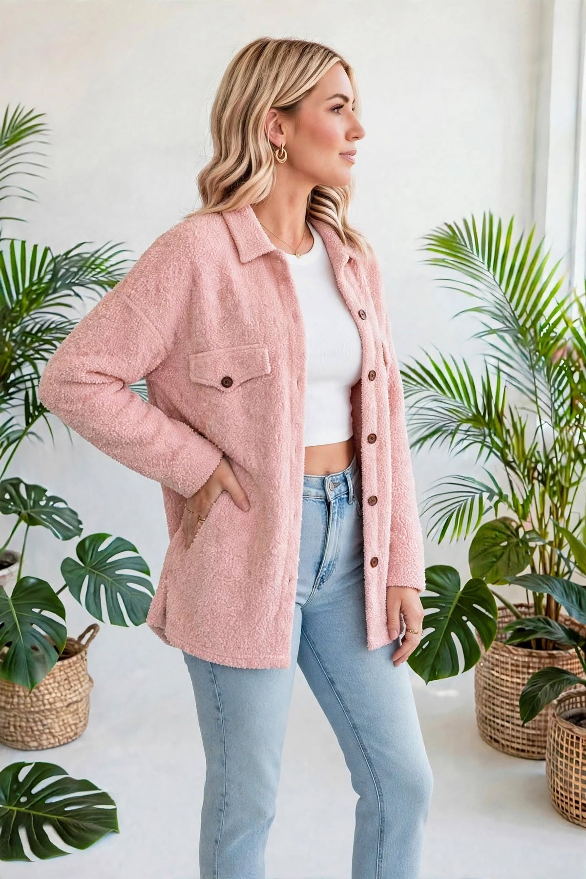 Cozy Button Down Shacket