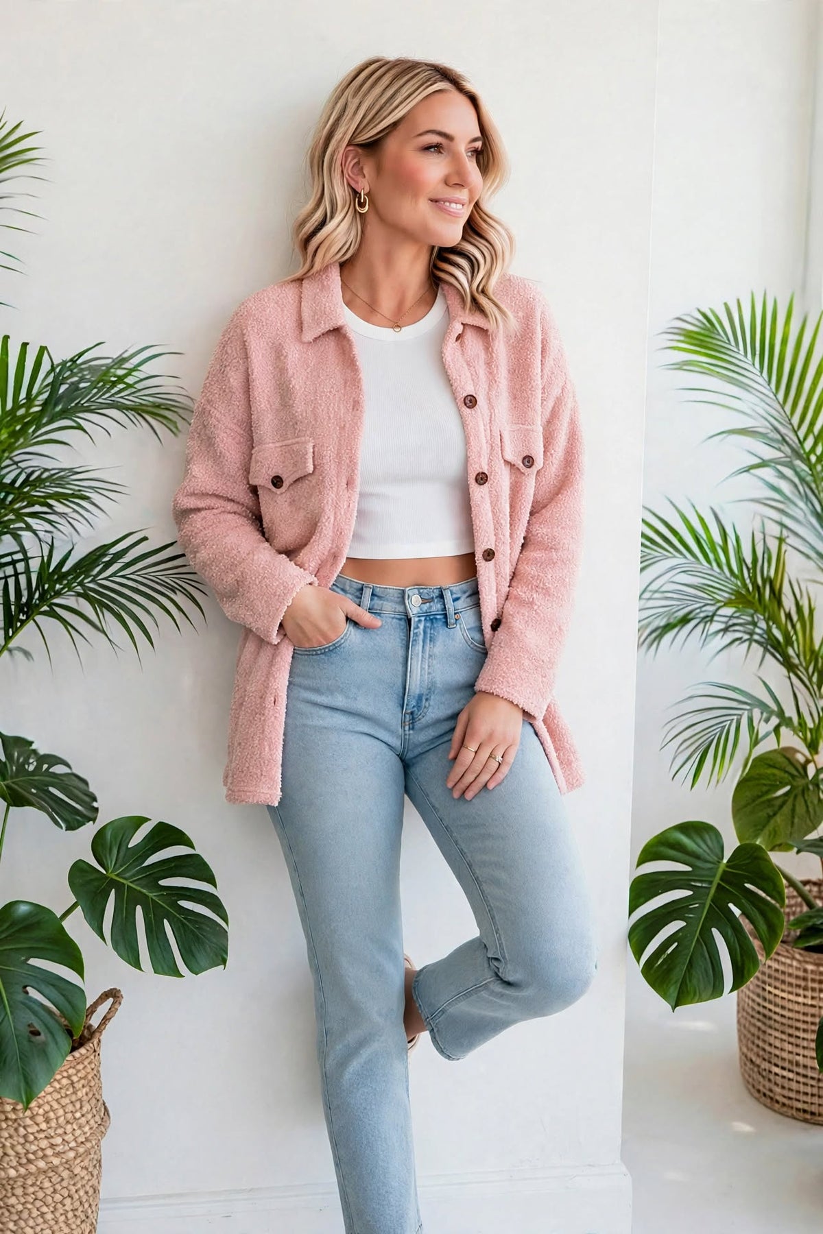 Cozy Button Down Shacket