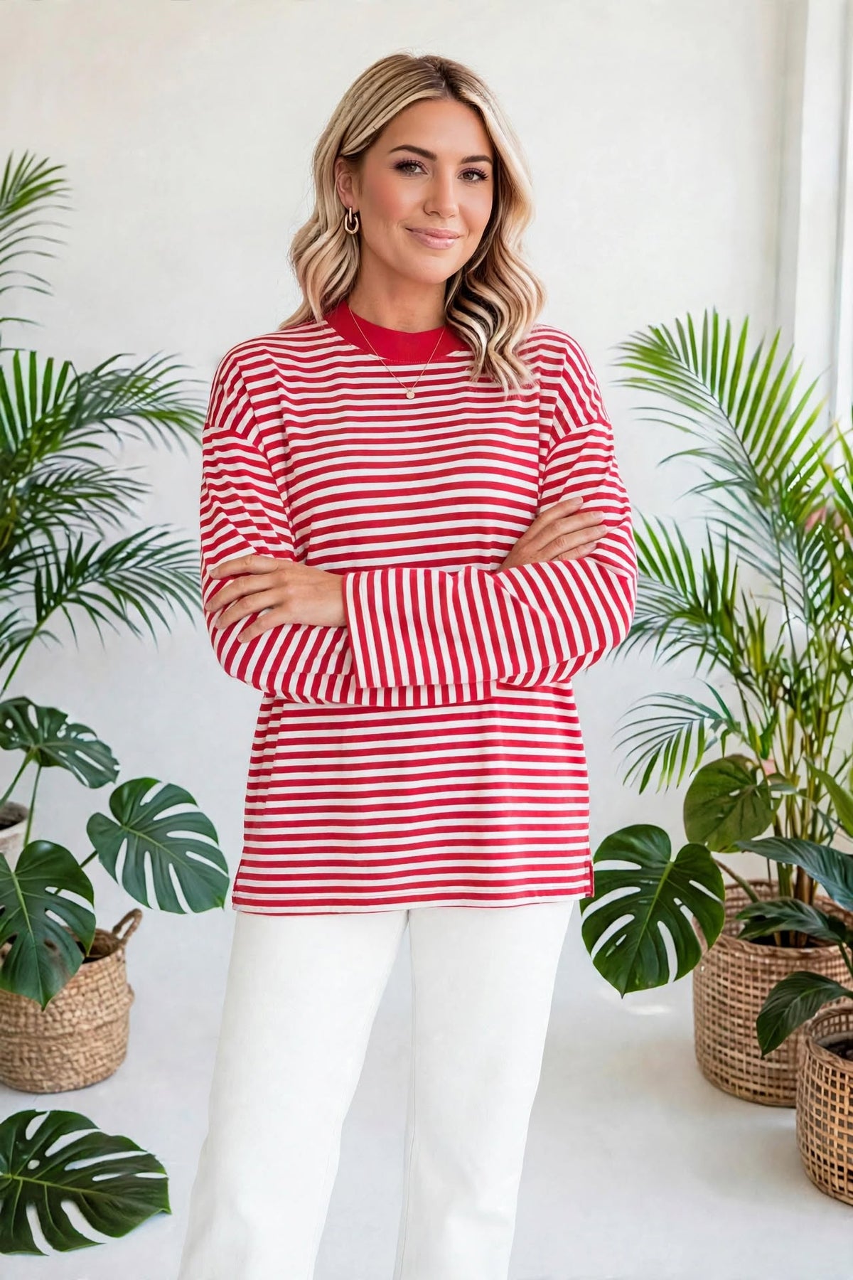 Linea Oversized Stripe Top | S-XL