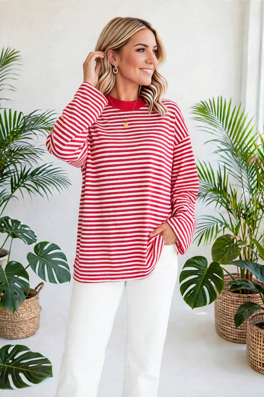 Linea Oversized Stripe Top | S-XL