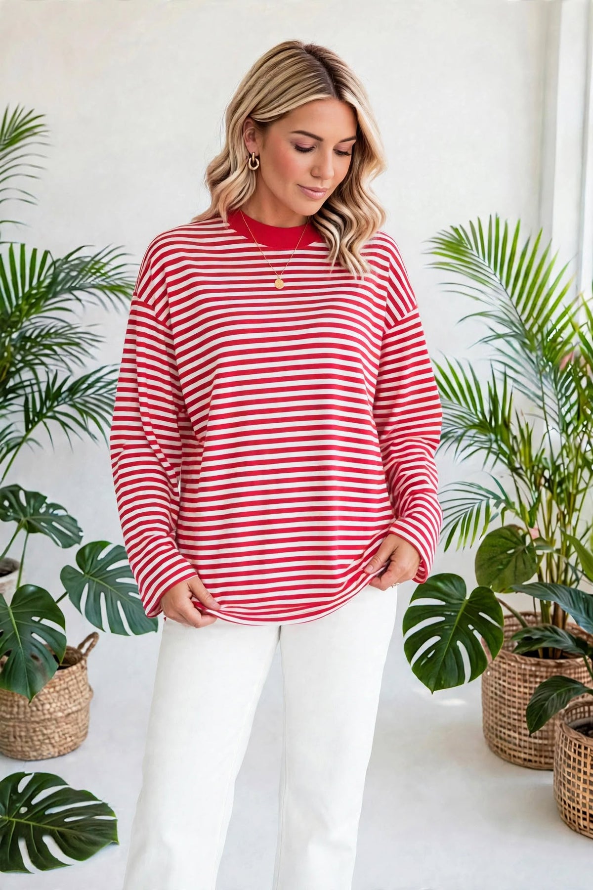 Linea Oversized Stripe Top | S-XL