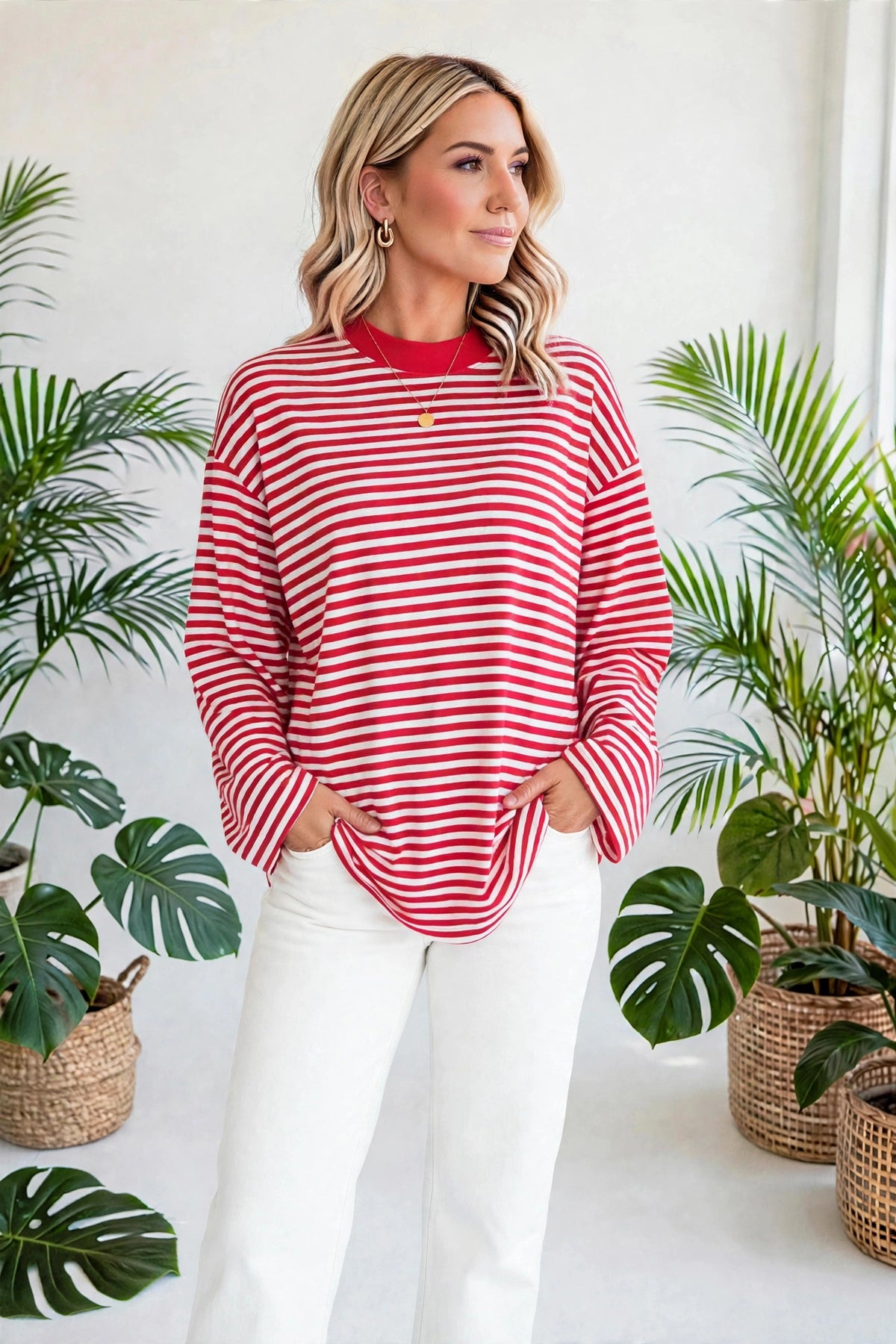 Linea Oversized Stripe Top | S-XL