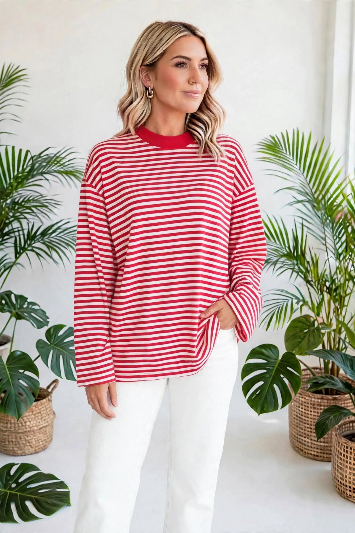 Linea Oversized Stripe Top | S-XL