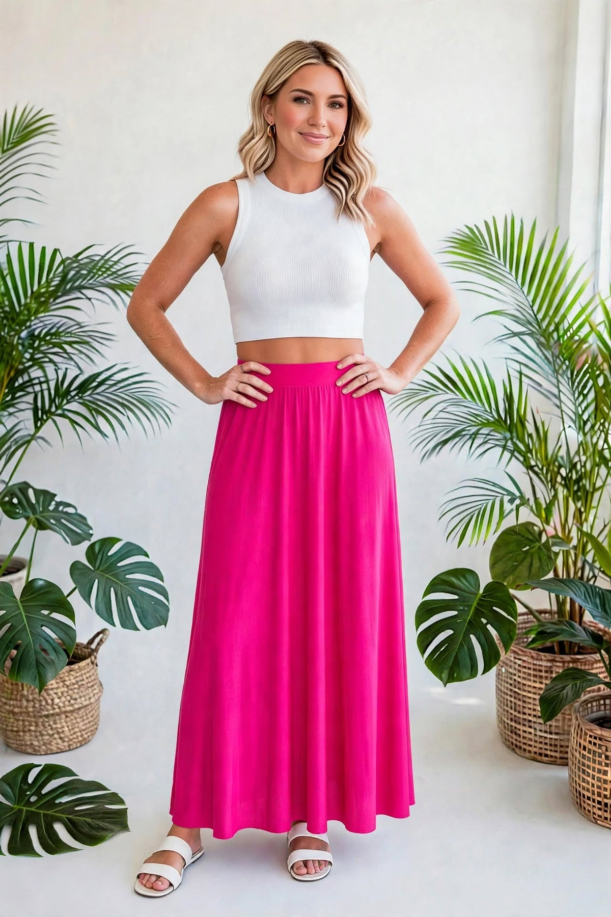 Stretchy Soft Maxi Skirt | 3 Colors