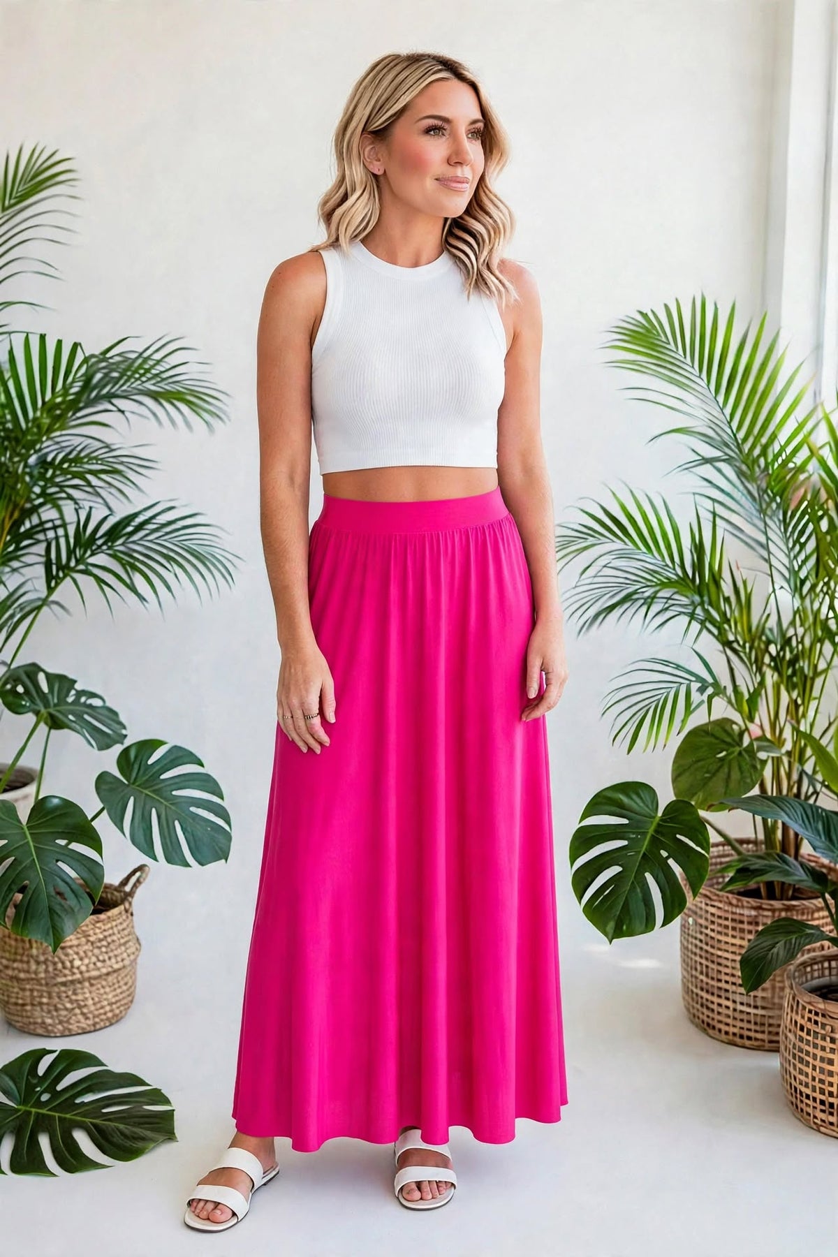 Stretchy Soft Maxi Skirt | 3 Colors