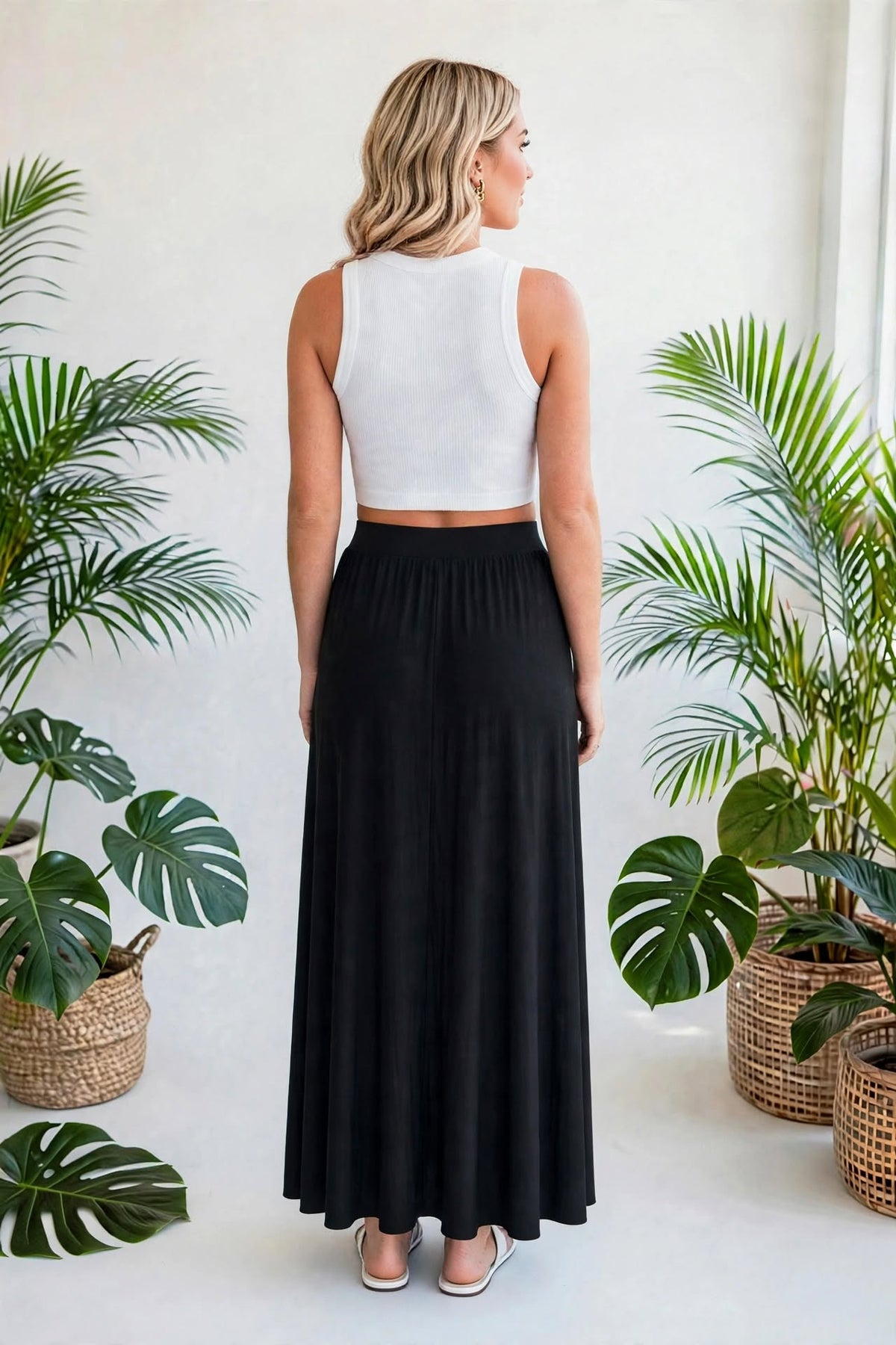 Stretchy Soft Maxi Skirt | 3 Colors