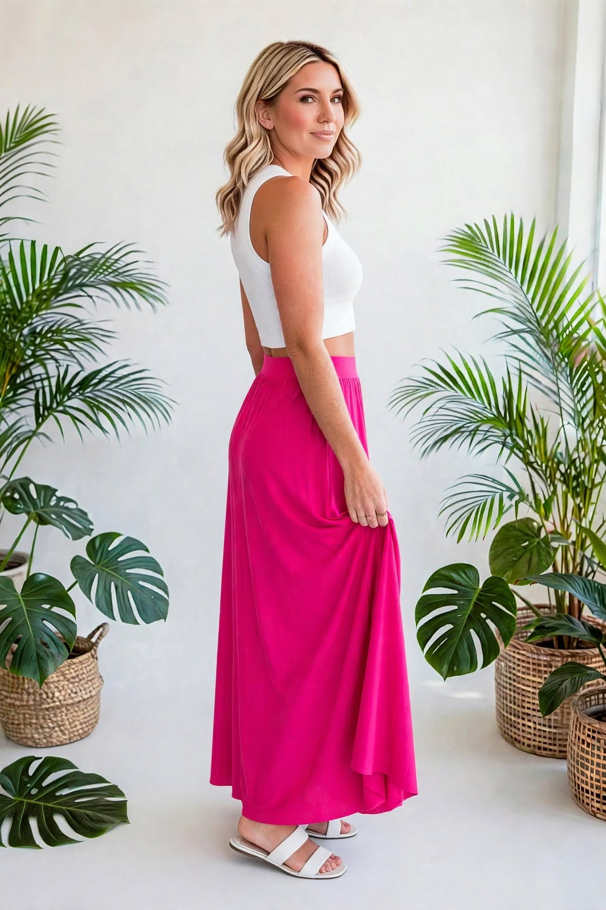 Stretchy Soft Maxi Skirt | 3 Colors