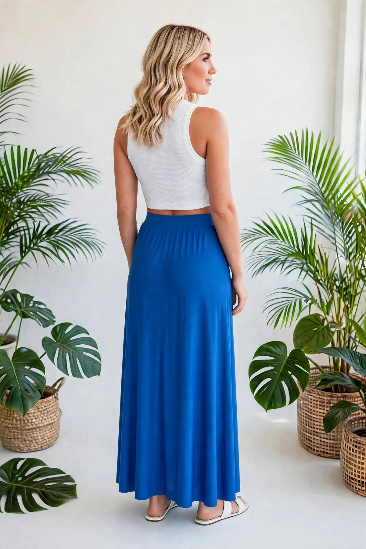 Stretchy Soft Maxi Skirt | 3 Colors