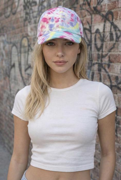 Tie-Dye Cotton Baseball Cap | Free Shipping