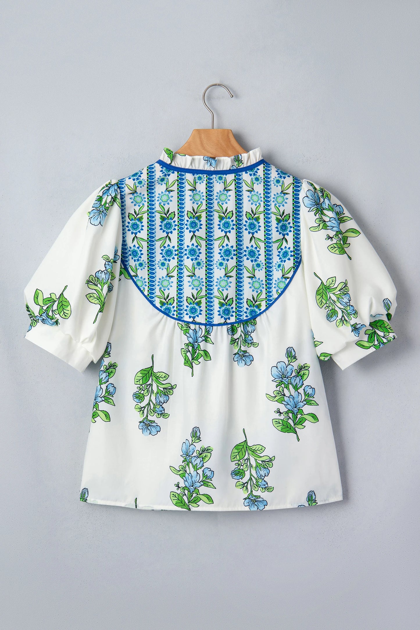 Flora Chic Tie Blouse | S-XL