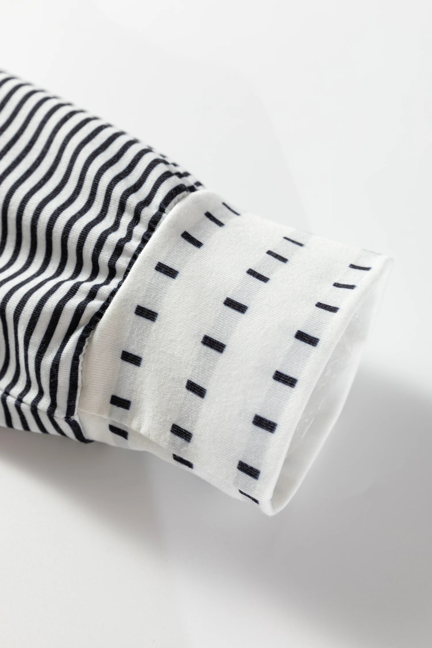 Easy Patchwork Stripe Raglan Top | S-XL