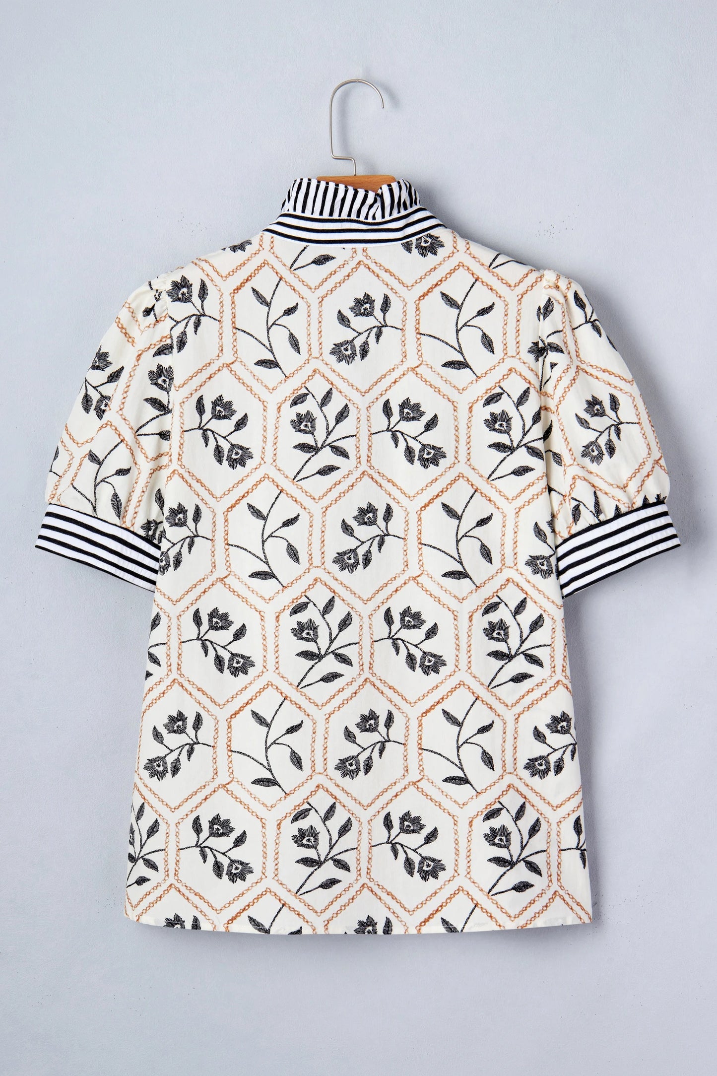Patchwork Petals Button Top | S-XL