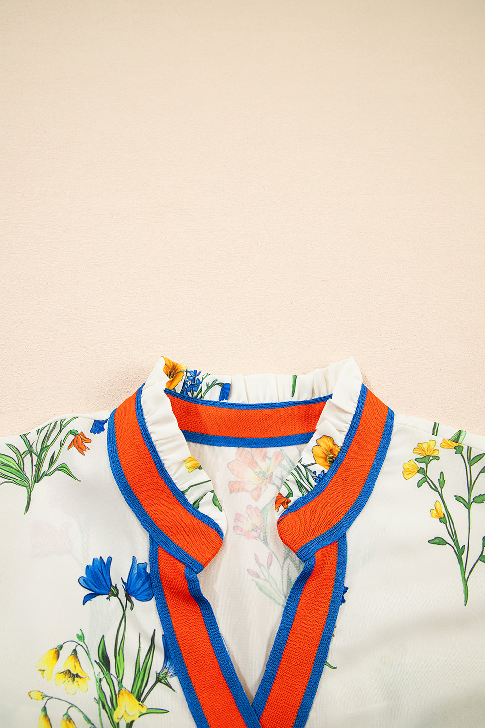 Sweet Petals Contrast Blouse