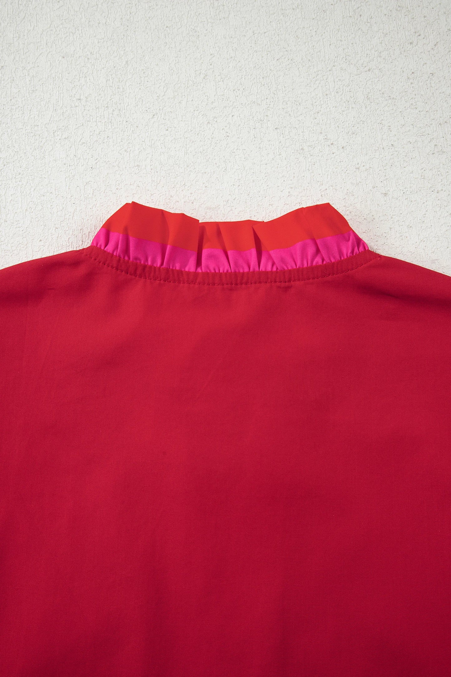 Flame Stripe Ruffle Blouse | S-XL