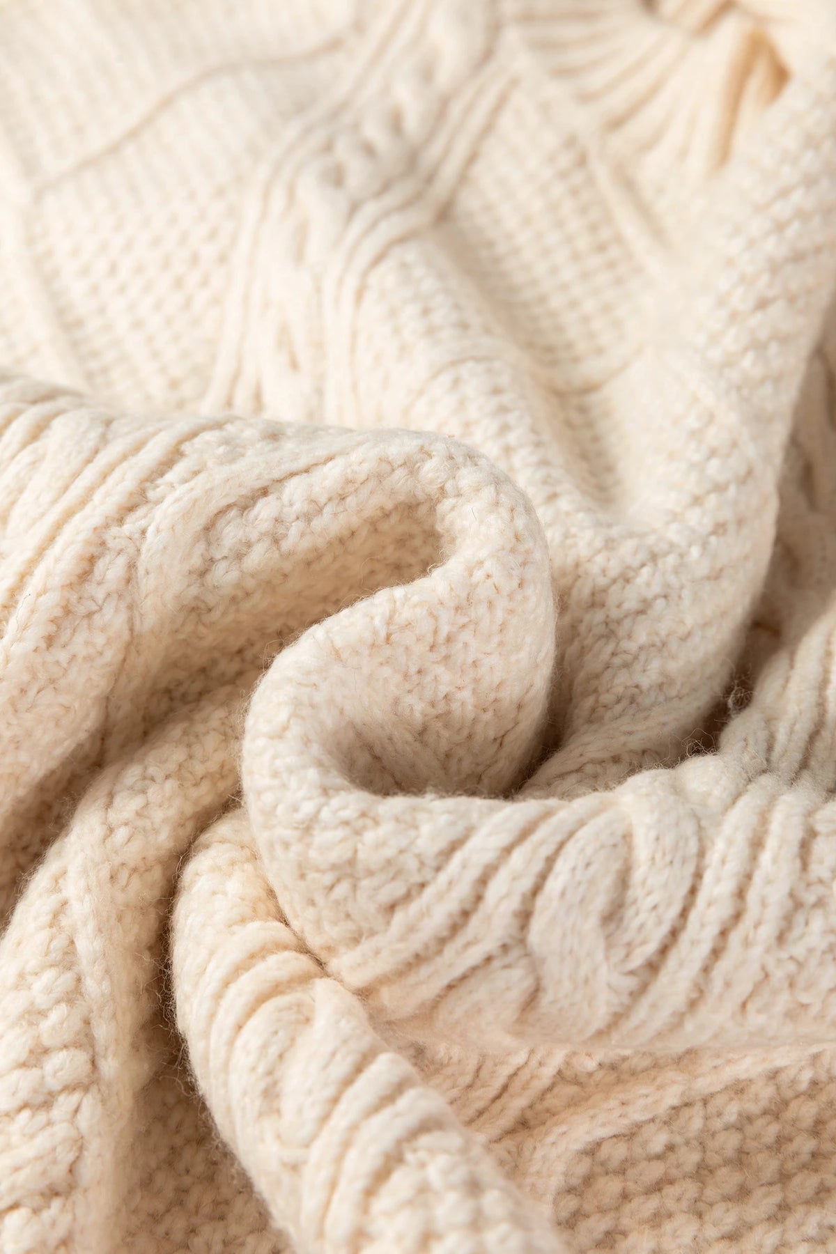 Cozy Cable Knit Sweater Dress | S-XL