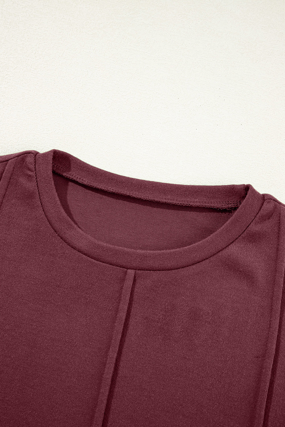 All-Day Seam Detail Long Sleeve Top | S-2XL
