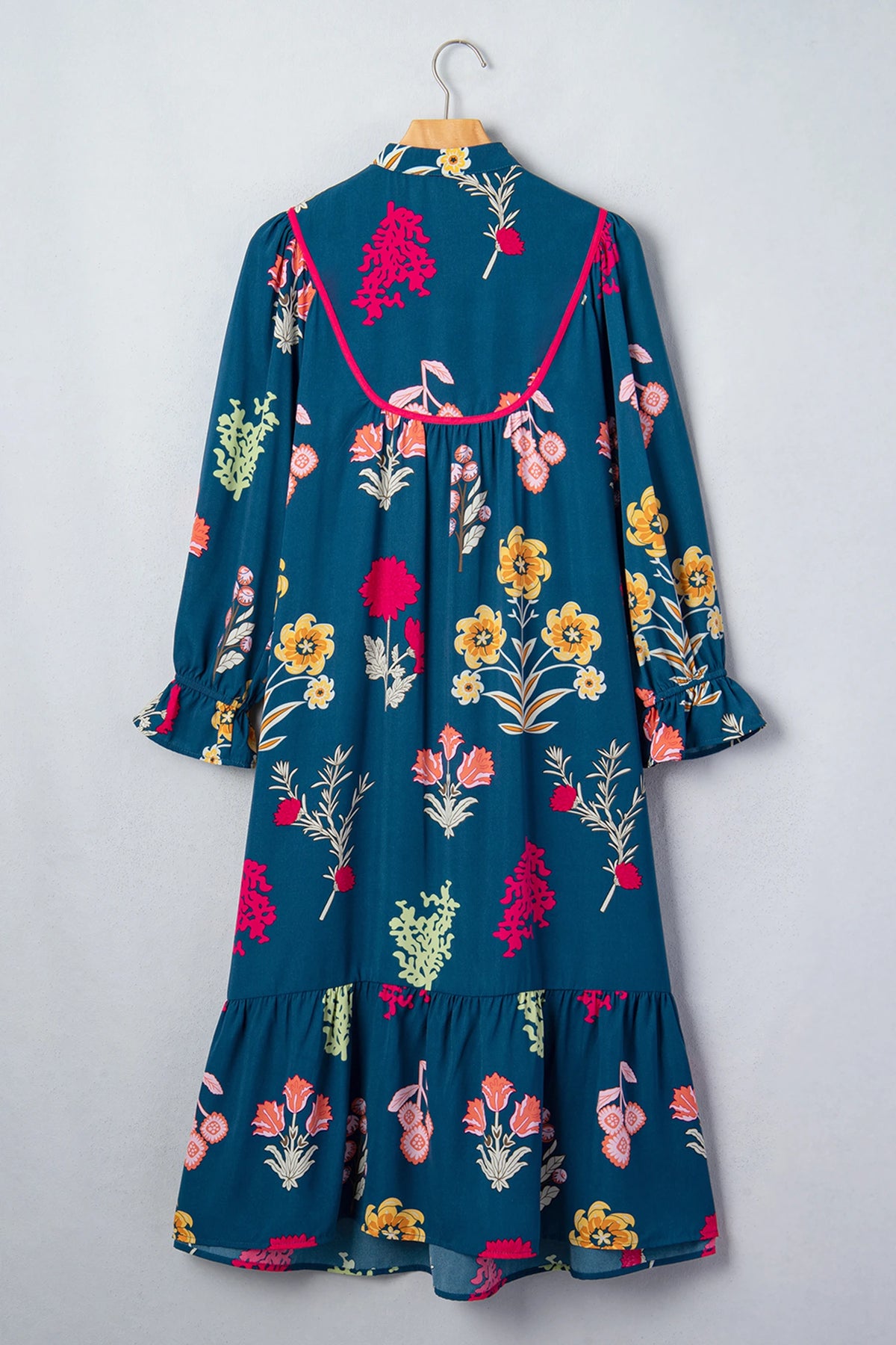 Bloom Belle 7/8 Sleeve Midi Dress | S-XL